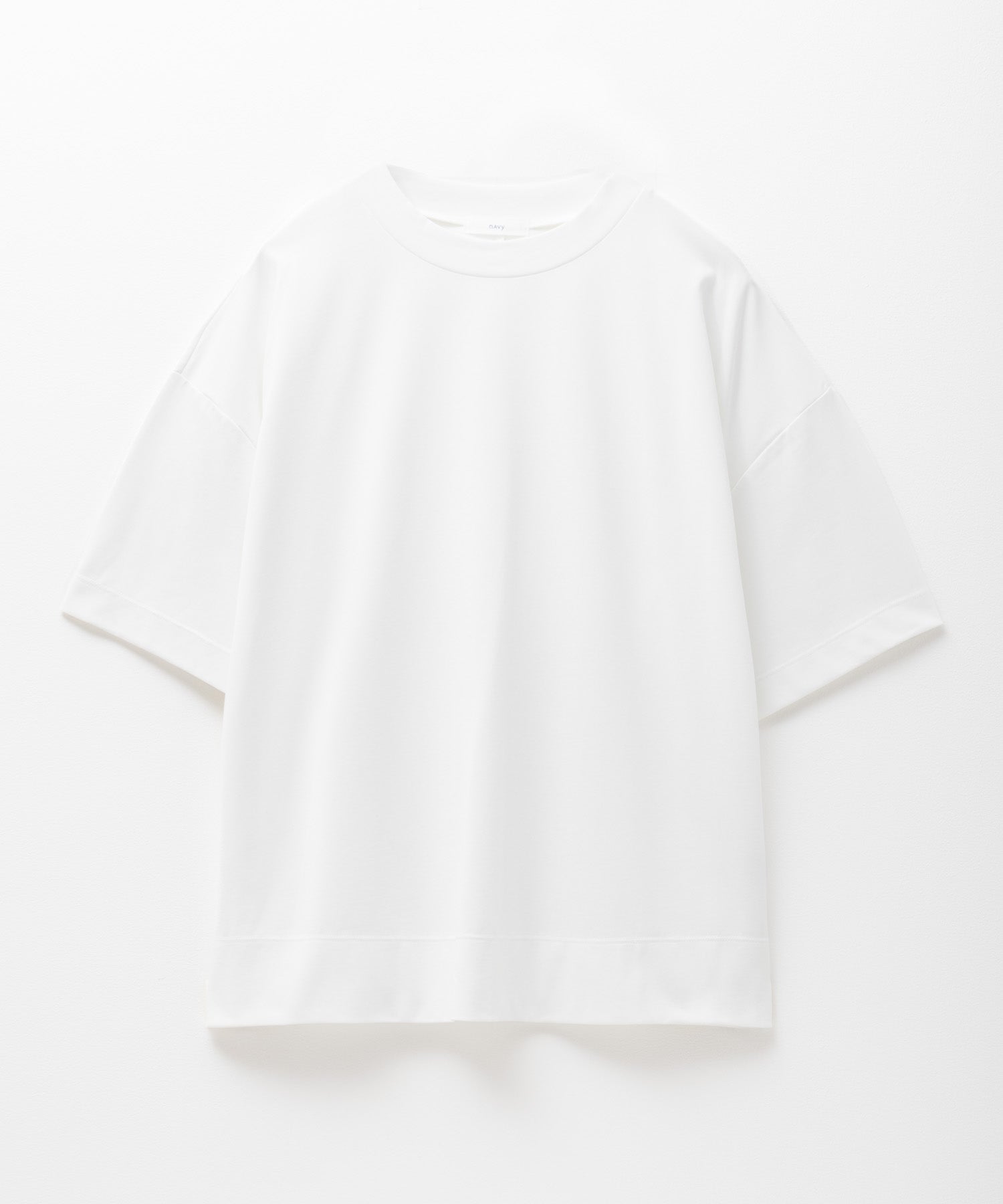 マックハウス Mac-House nAvy エブリーT 汗じみ軽減 プチハイネックTシャツ （ベージュ） ベージュ