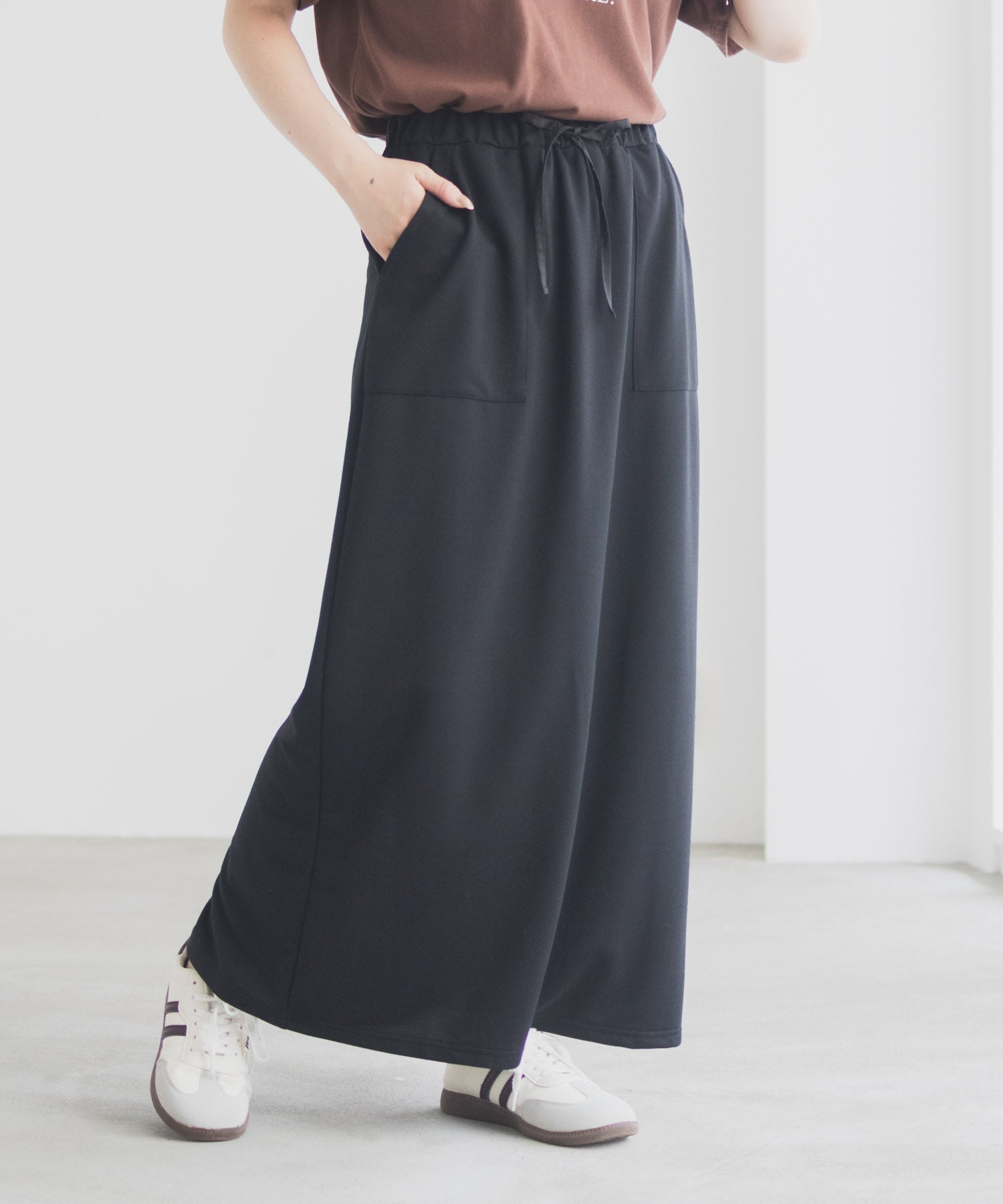 マックハウス Mac-House スウェットナロースカート （グレー） グレー