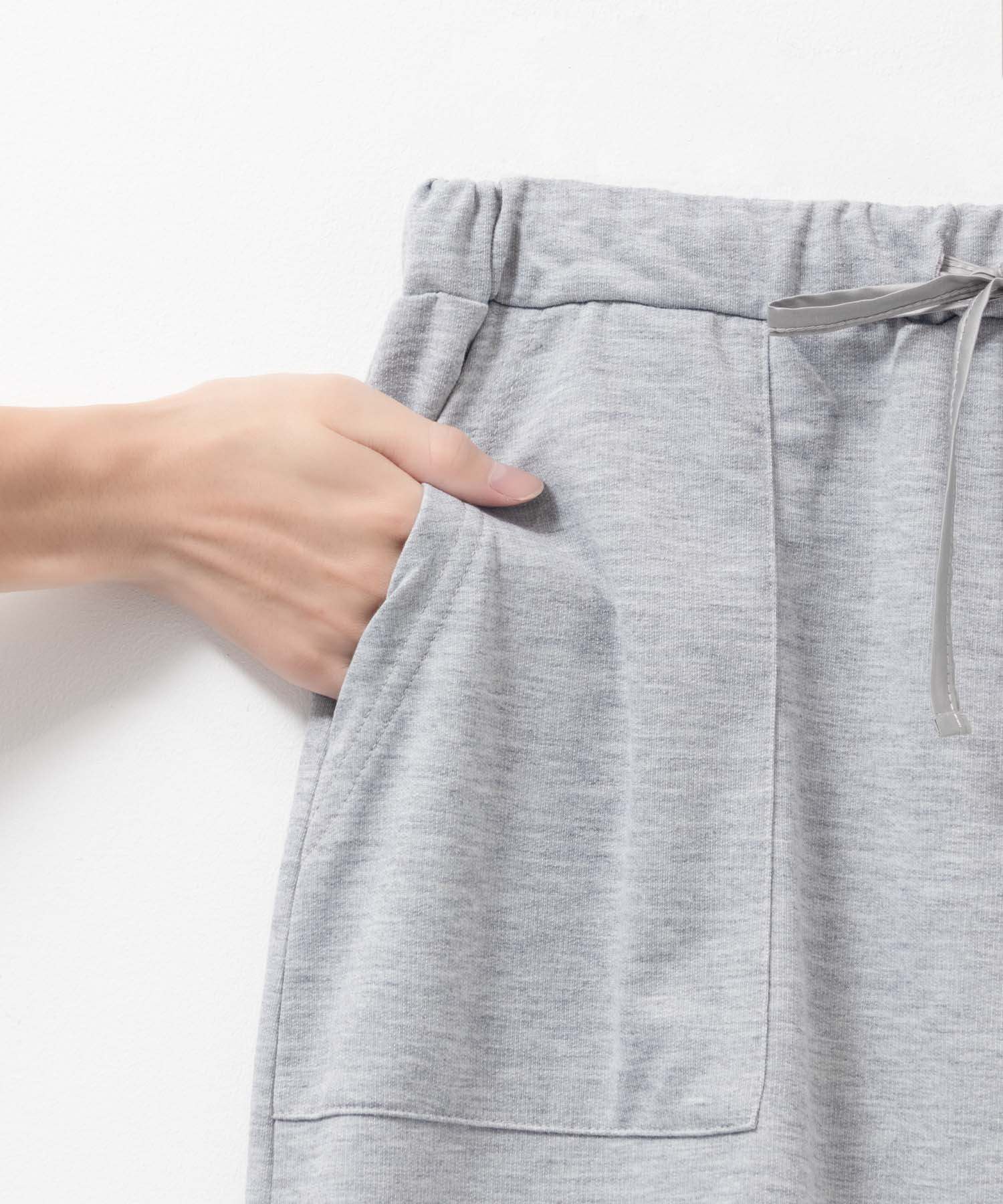 マックハウス Mac-House スウェットナロースカート （グレー） グレー