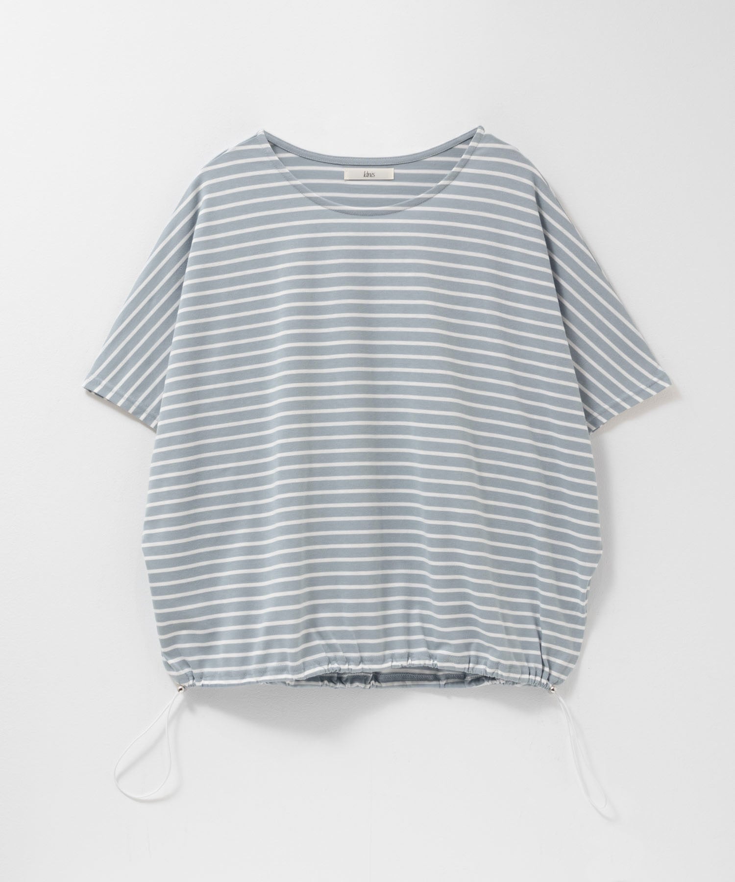 マックハウス Mac-House 裾ドロストボーダーカットソー （オフホワイト柄） オフホワイト柄