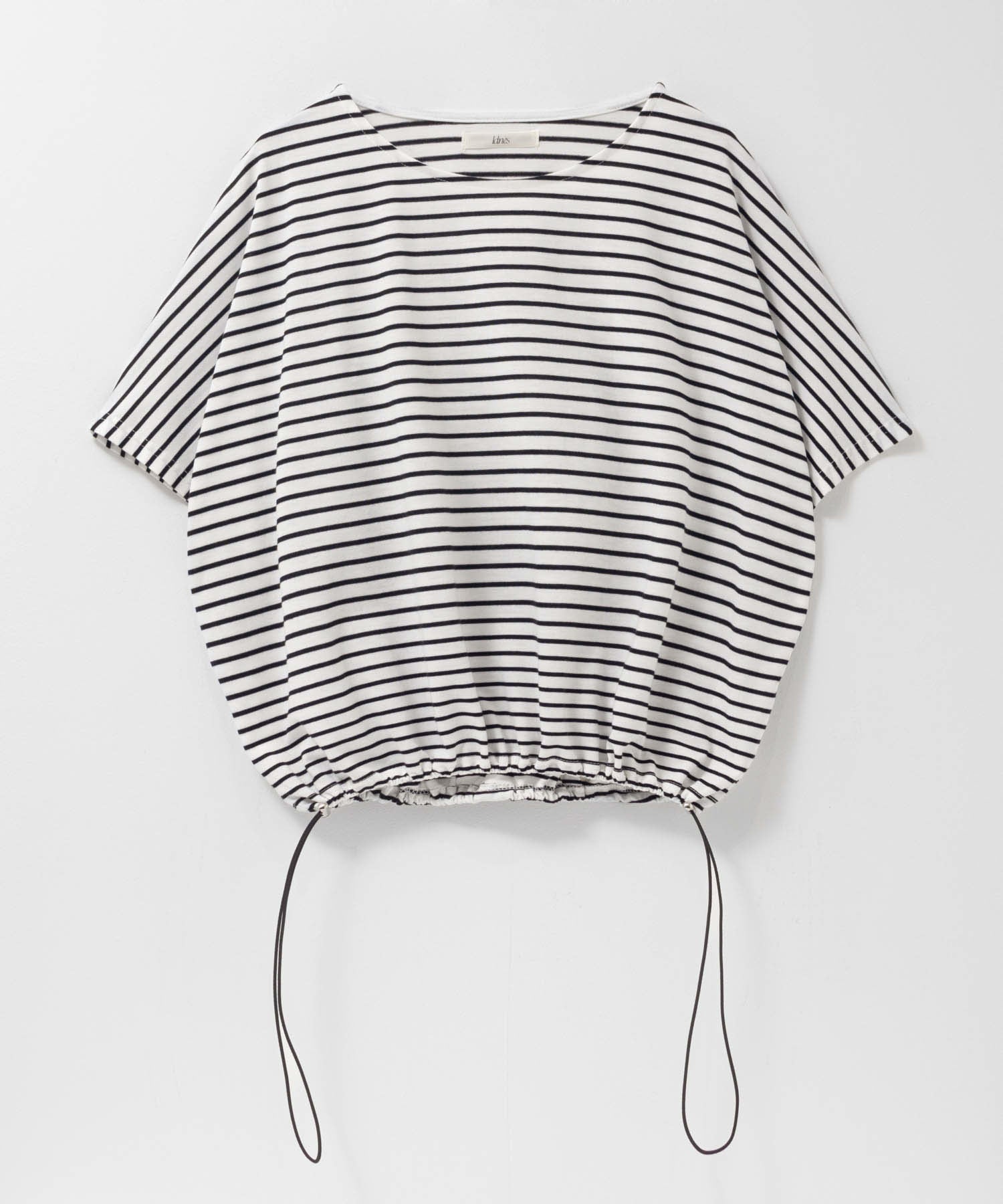 マックハウス Mac-House 裾ドロストボーダーカットソー （オフホワイト柄） オフホワイト柄