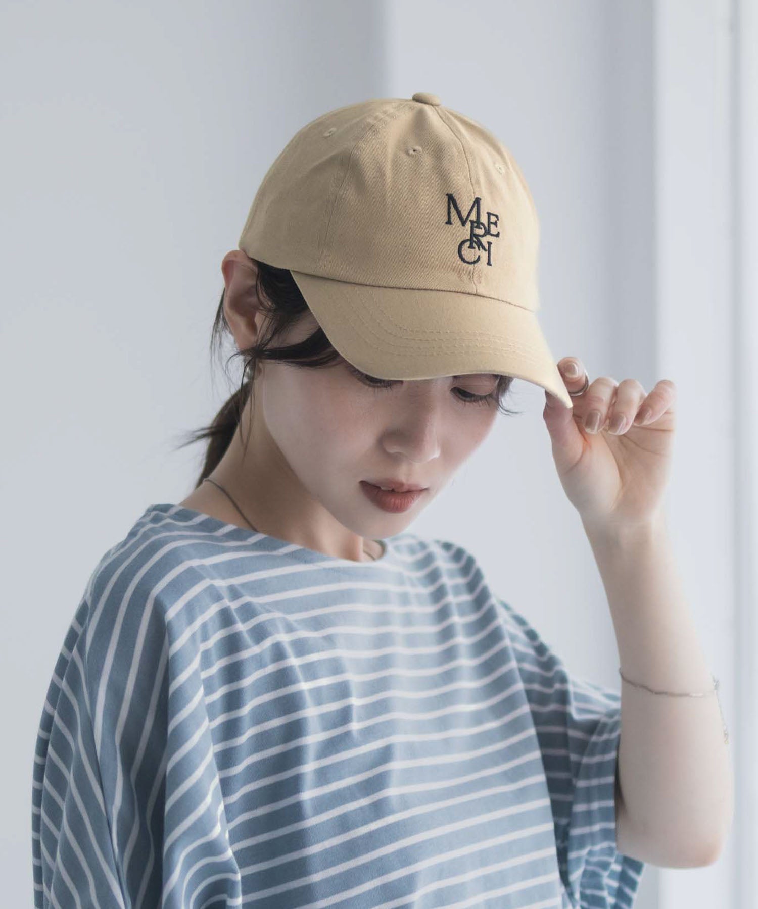 マックハウス Mac-House MERCIキャップ （ベージュ） ベージュ