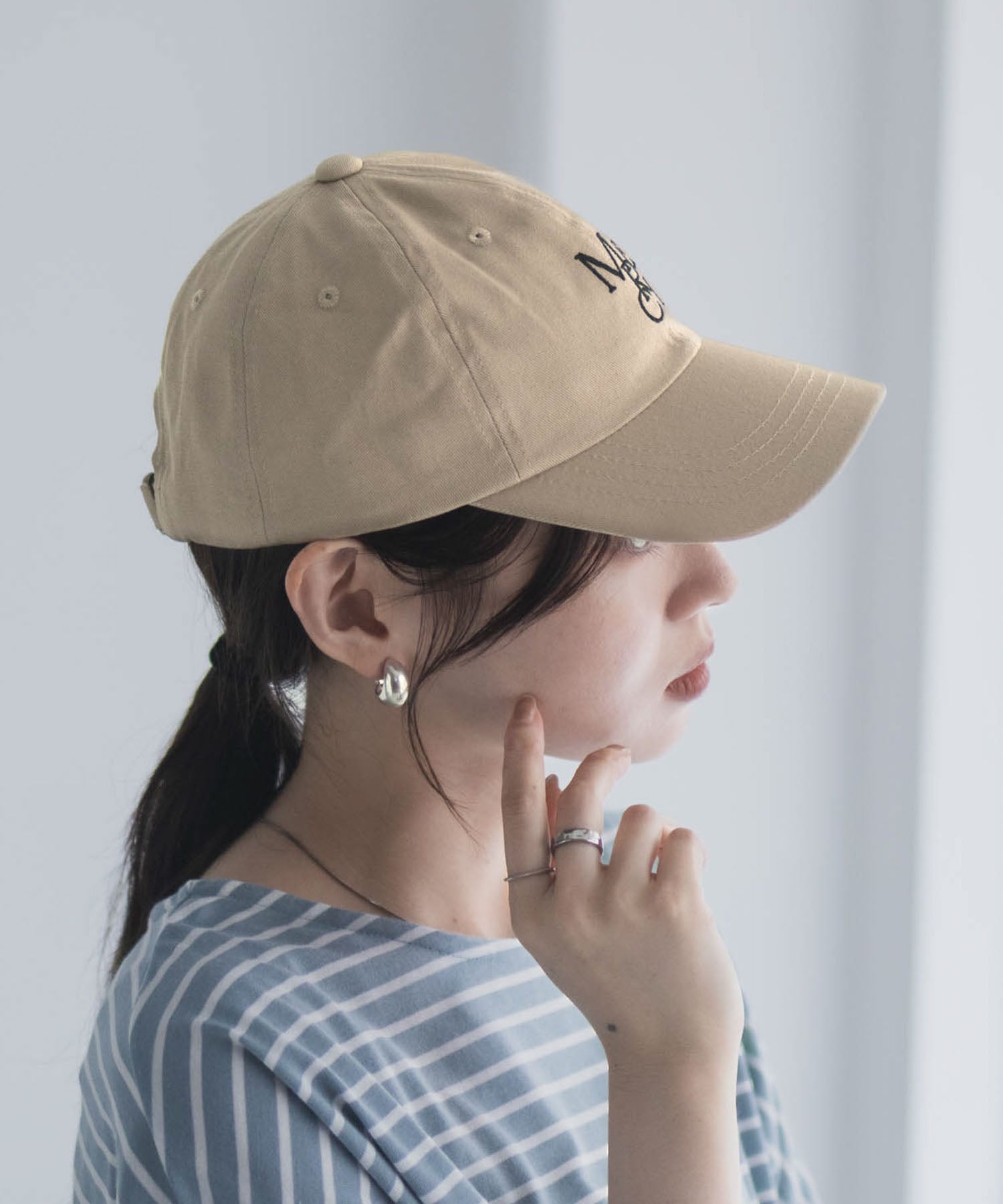 マックハウス Mac-House MERCIキャップ （ベージュ） ベージュ