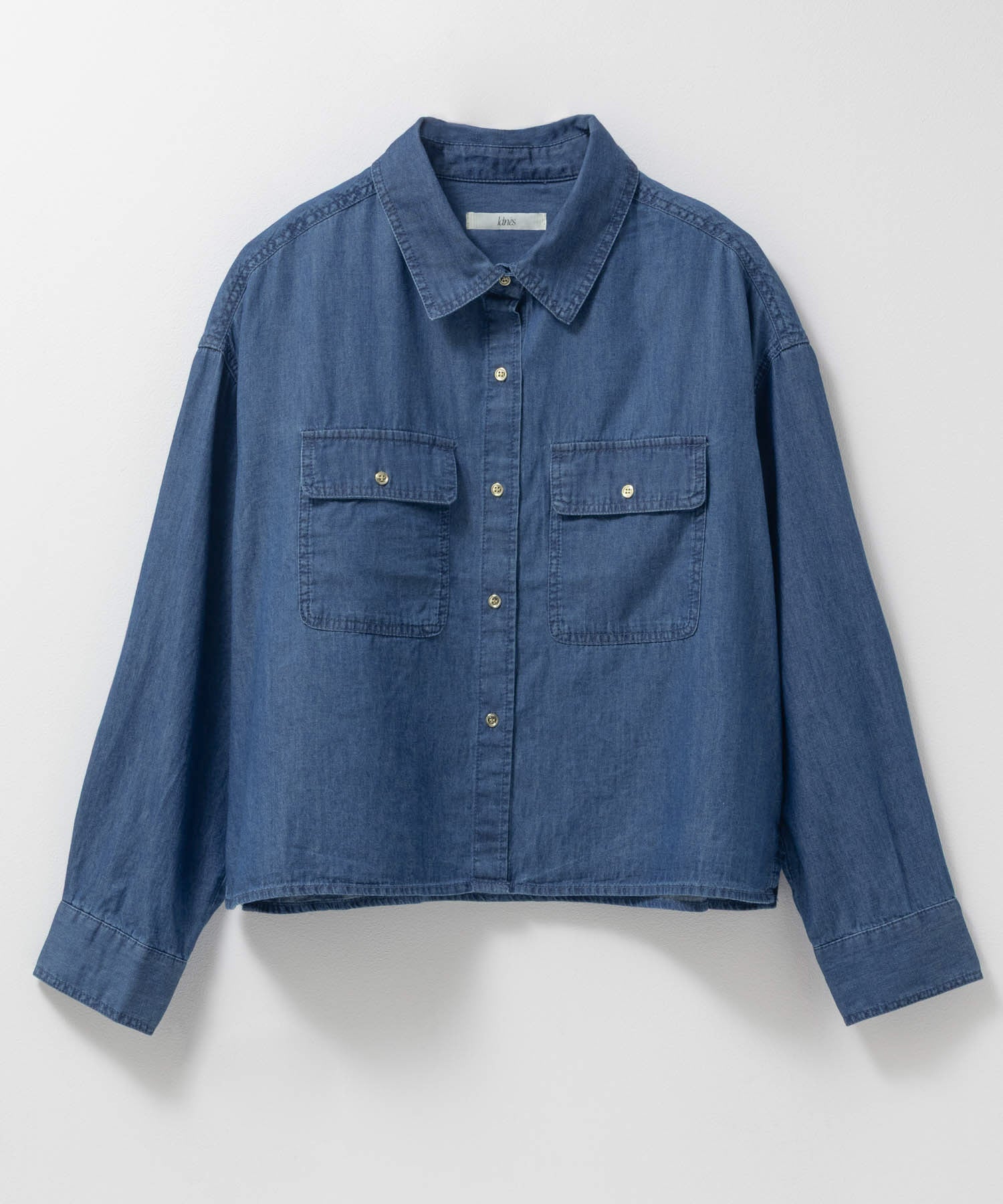 マックハウス Mac-House デニムコンパクトシャツ （ブルー） ブルー