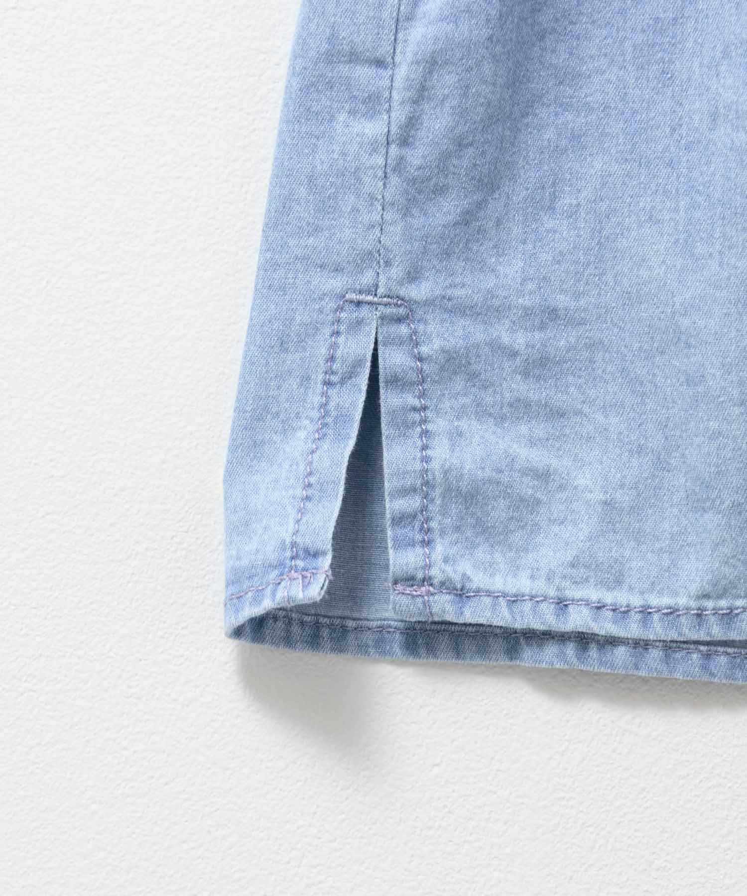 マックハウス Mac-House デニムコンパクトシャツ （ブルー） ブルー