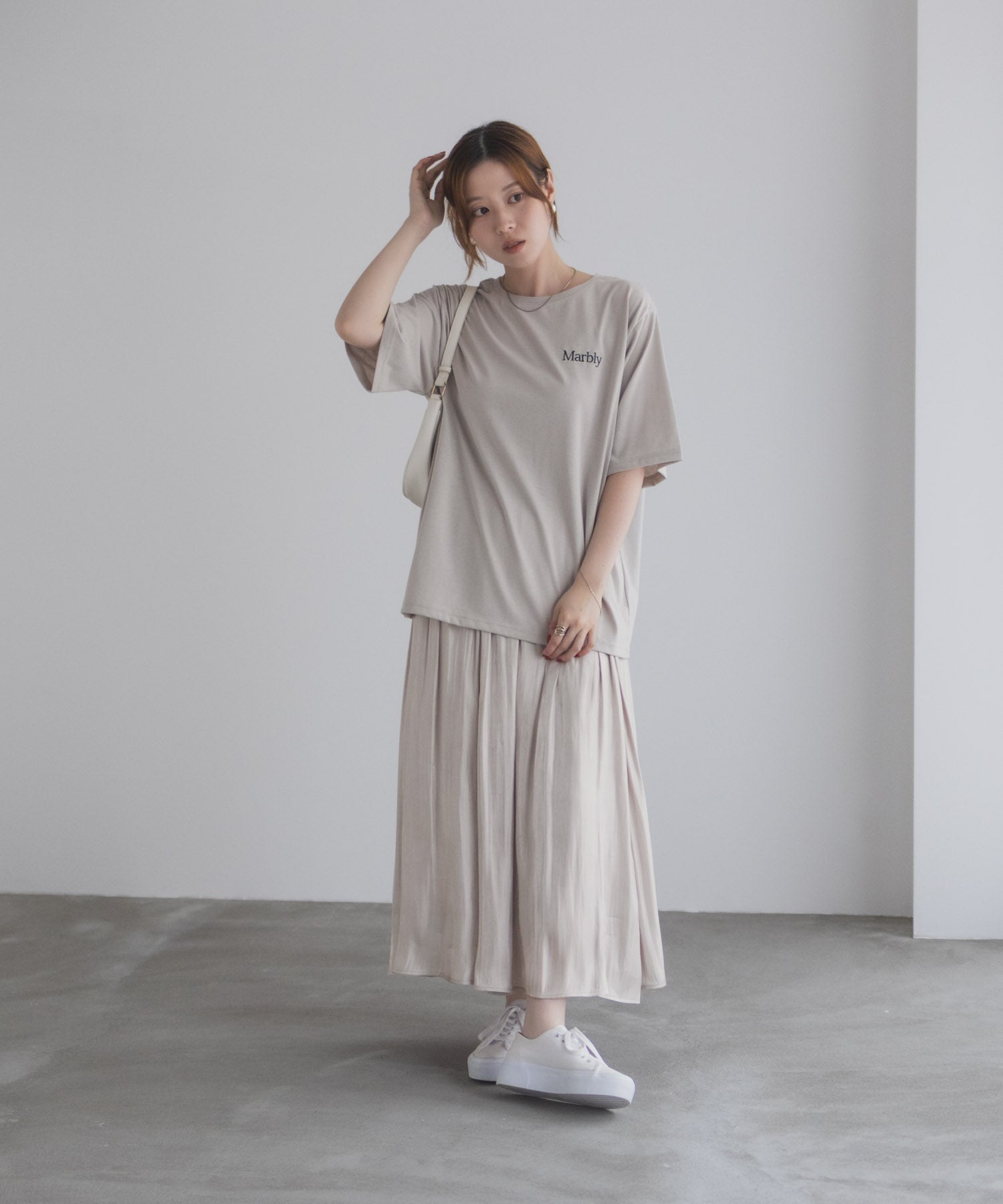 マックハウス Mac-House フラワープリントTシャツ （ホワイト） ホワイト