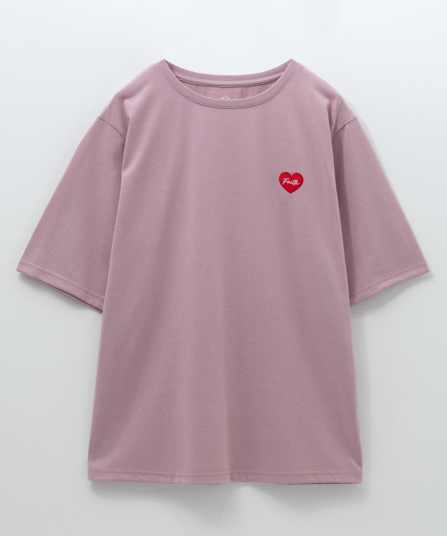 マックハウス Mac-House ハート刺繍Tシャツ （ホワイト） ホワイト