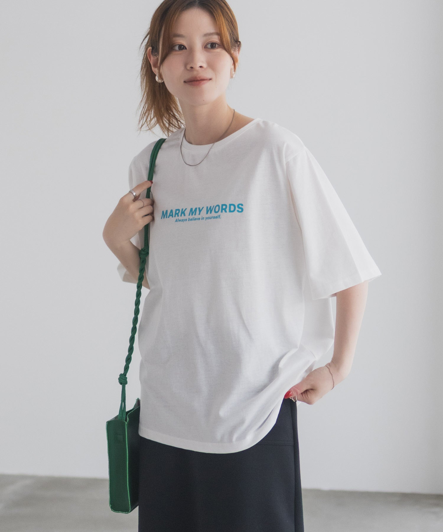 マックハウス Mac-House バックプリントTシャツ （チャコール） チャコール