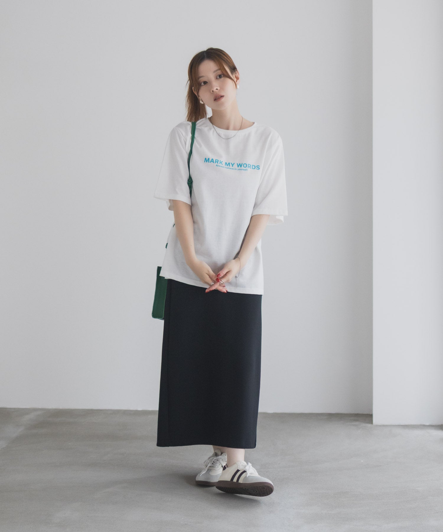 マックハウス Mac-House バックプリントTシャツ （チャコール） チャコール