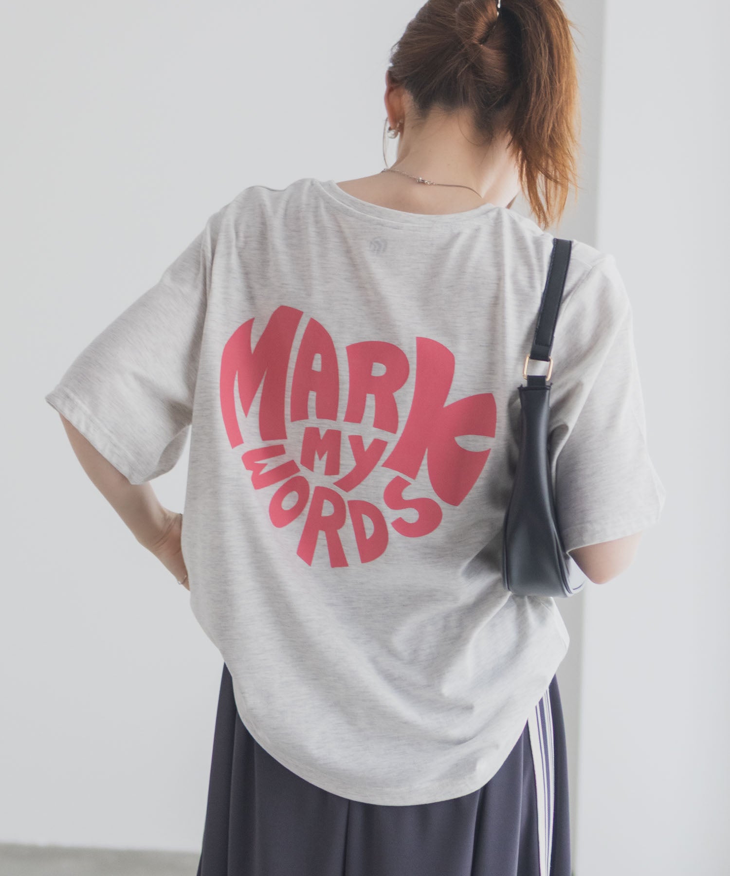 マックハウス Mac-House バックプリントTシャツ （オートミール） オートミール