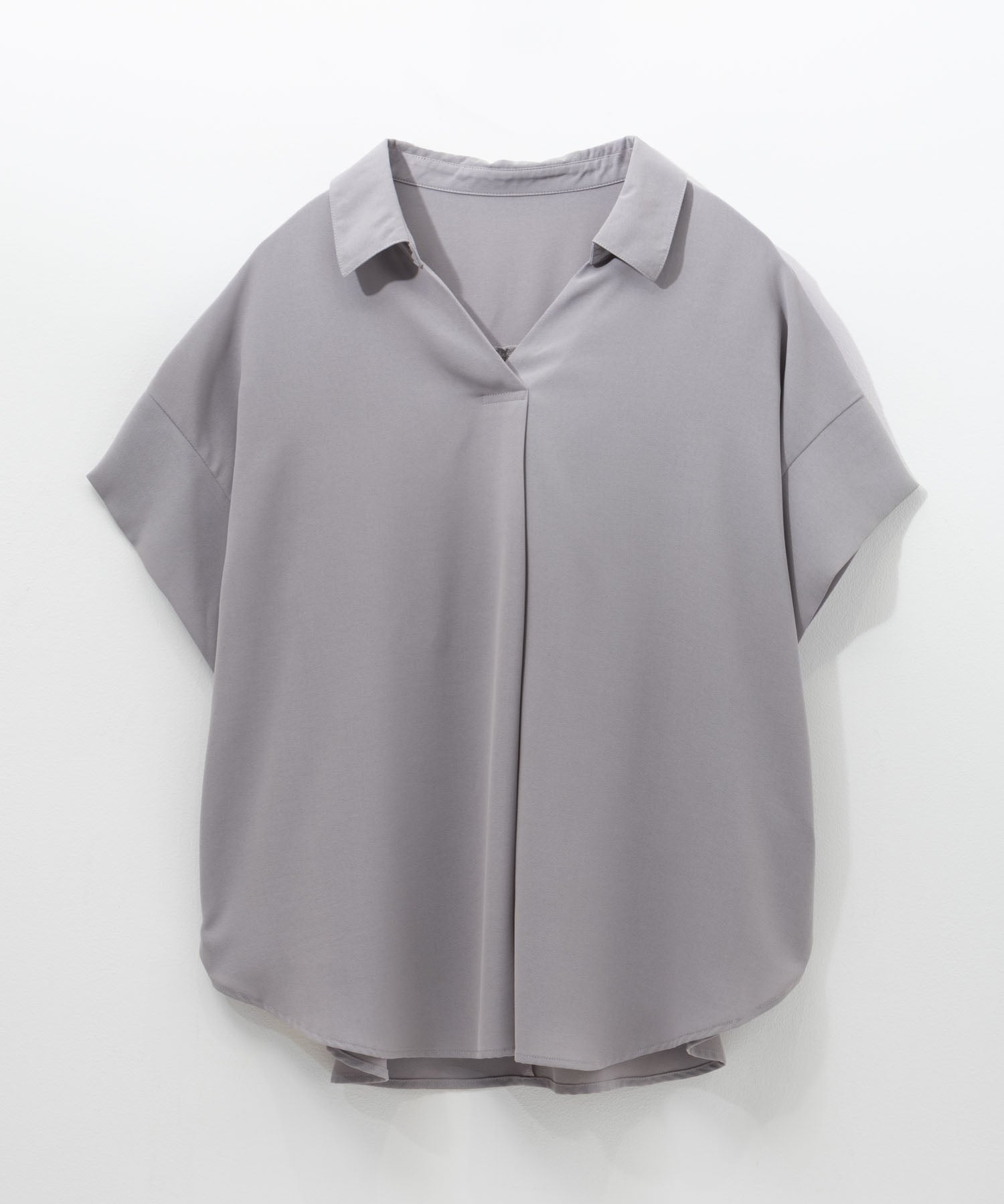マックハウス Mac-House nAvy スキッパーブラウス （ブラック） ブラック