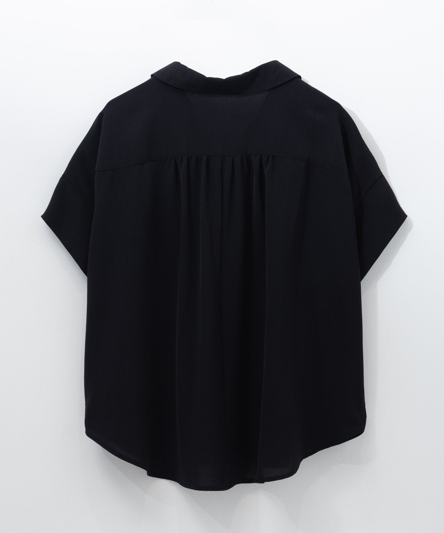 マックハウス Mac-House nAvy スキッパーブラウス （ブラック） ブラック