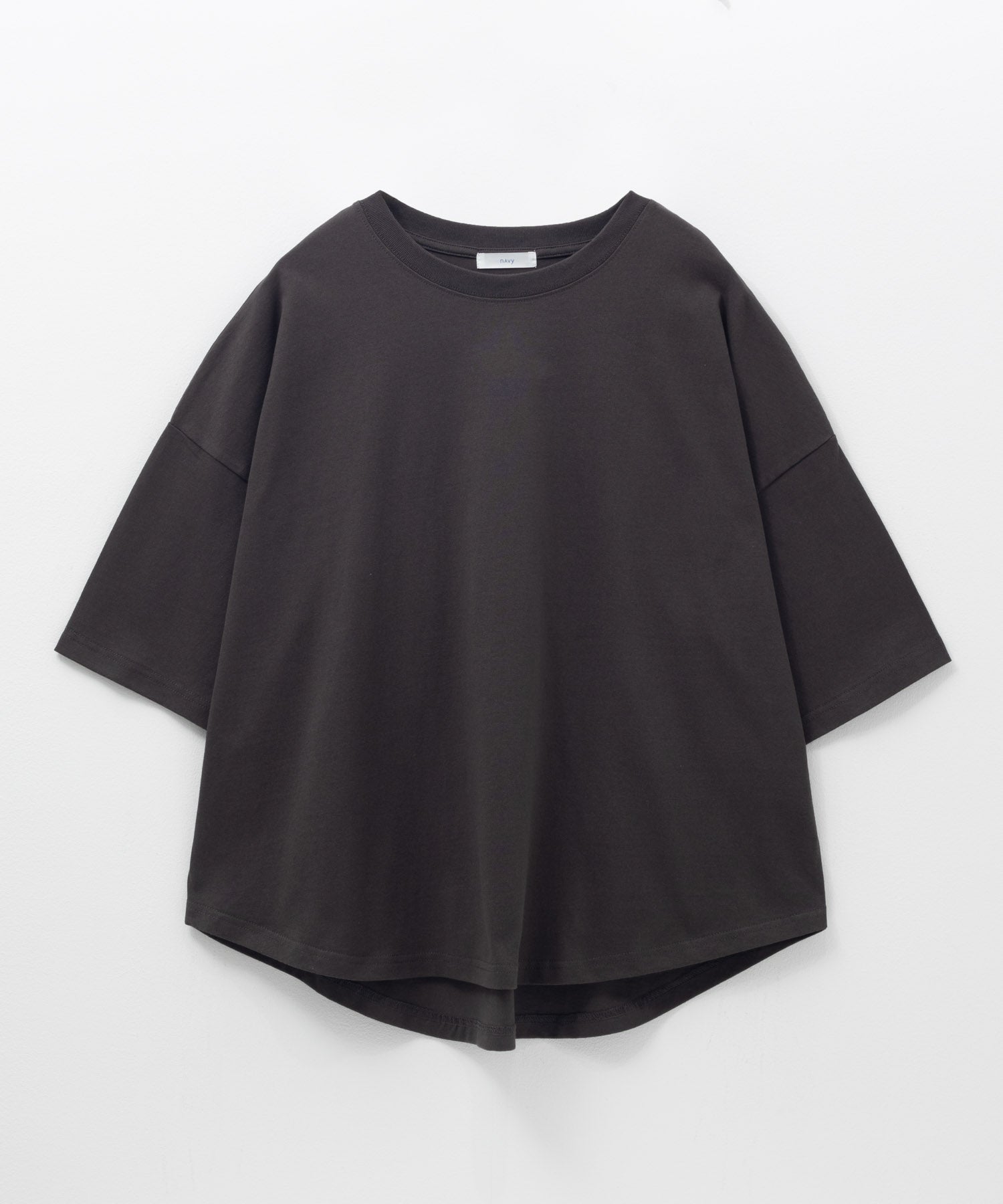 マックハウス Mac-House nAvy エブリーT 6分袖Tシャツ （チャコール） チャコール