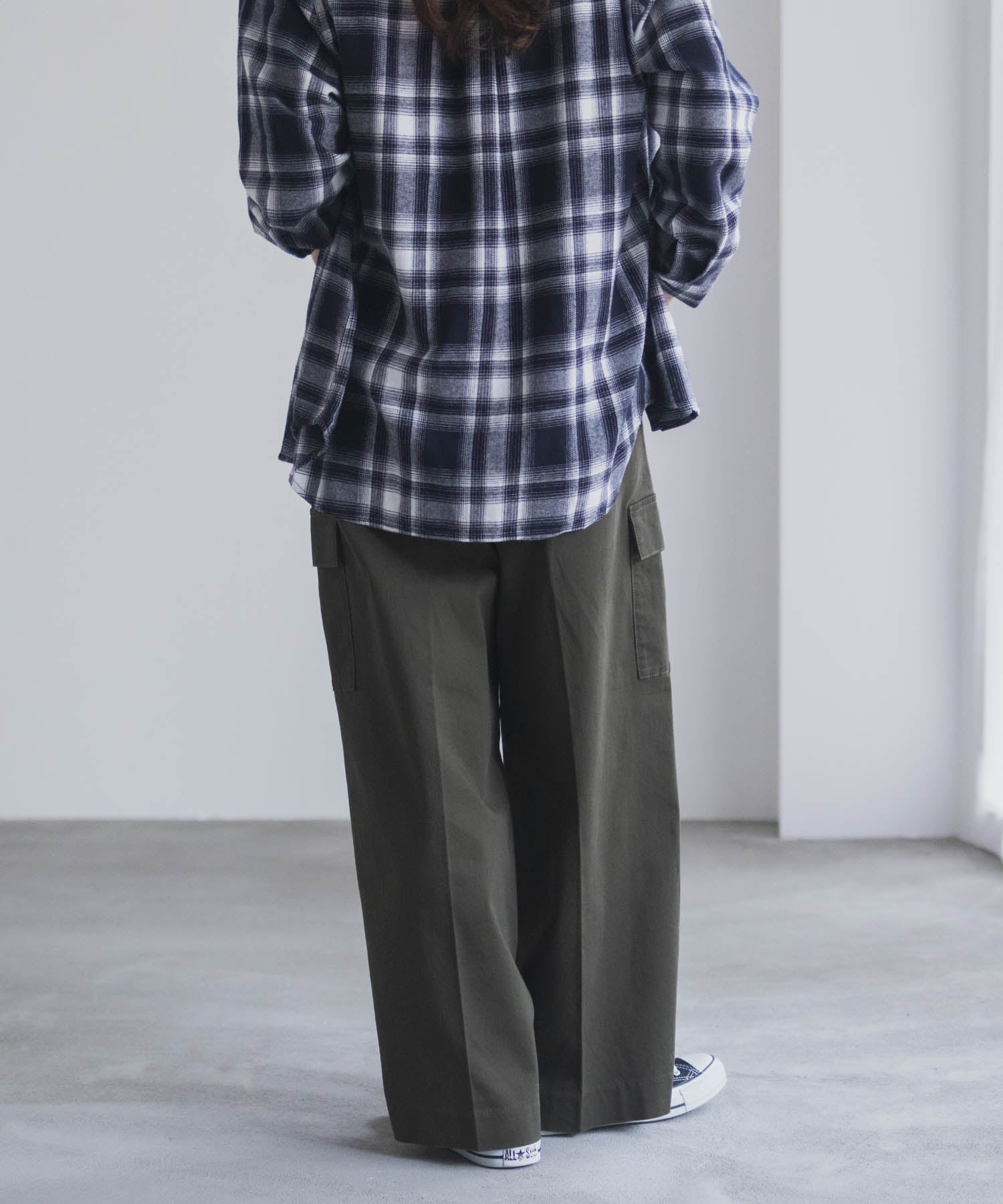 マックハウス Mac-House nAvy カーゴチノパンツ （カーキ） カーキ