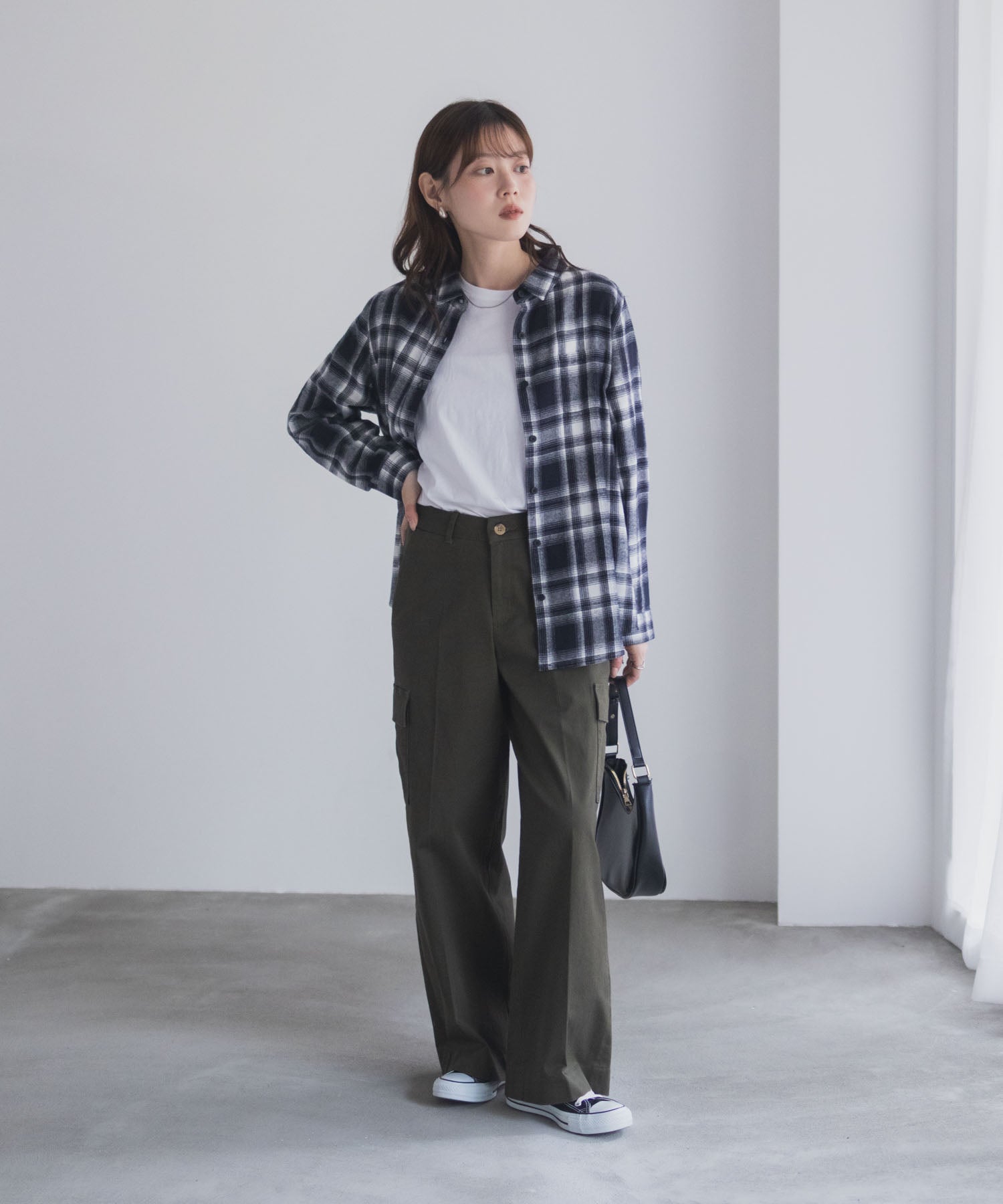 マックハウス Mac-House nAvy カーゴチノパンツ （カーキ） カーキ