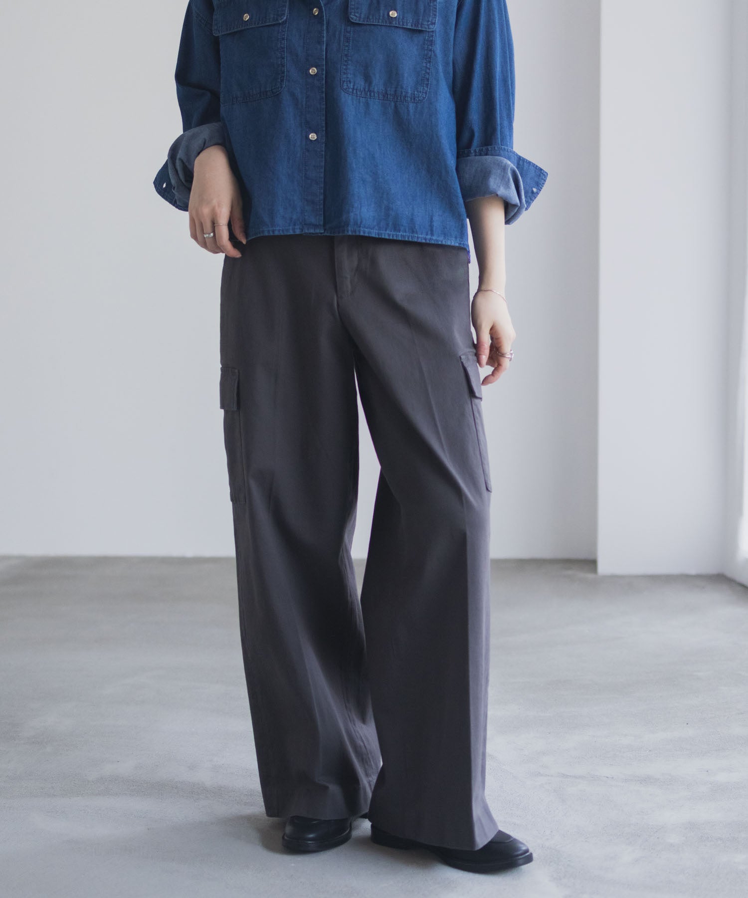 マックハウス Mac-House nAvy カーゴチノパンツ （カーキ） カーキ