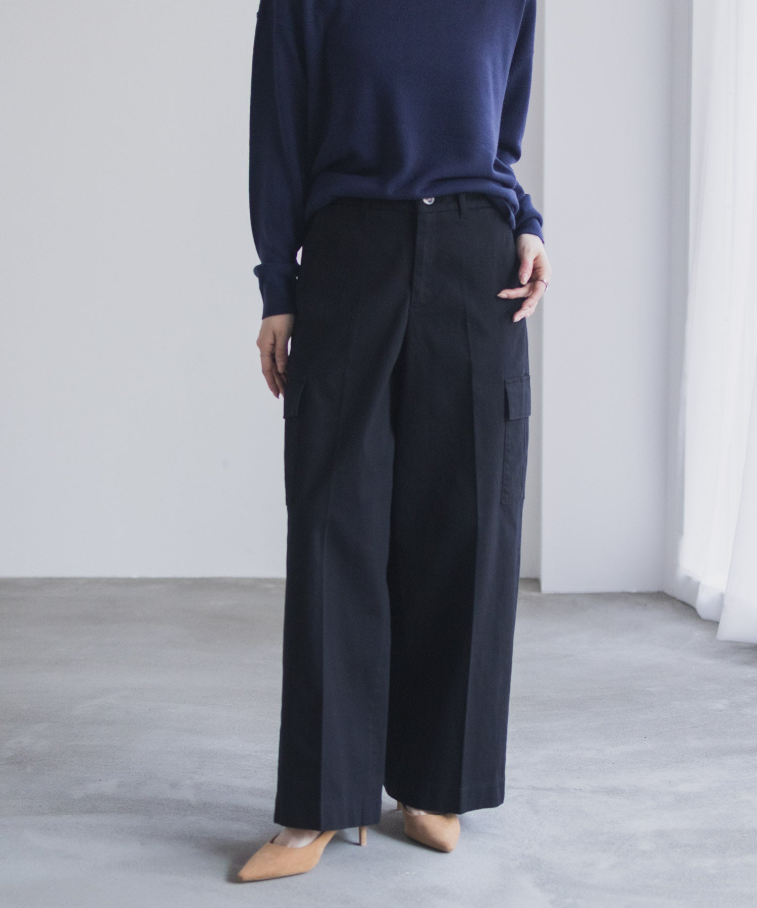 マックハウス Mac-House nAvy カーゴチノパンツ （カーキ） カーキ