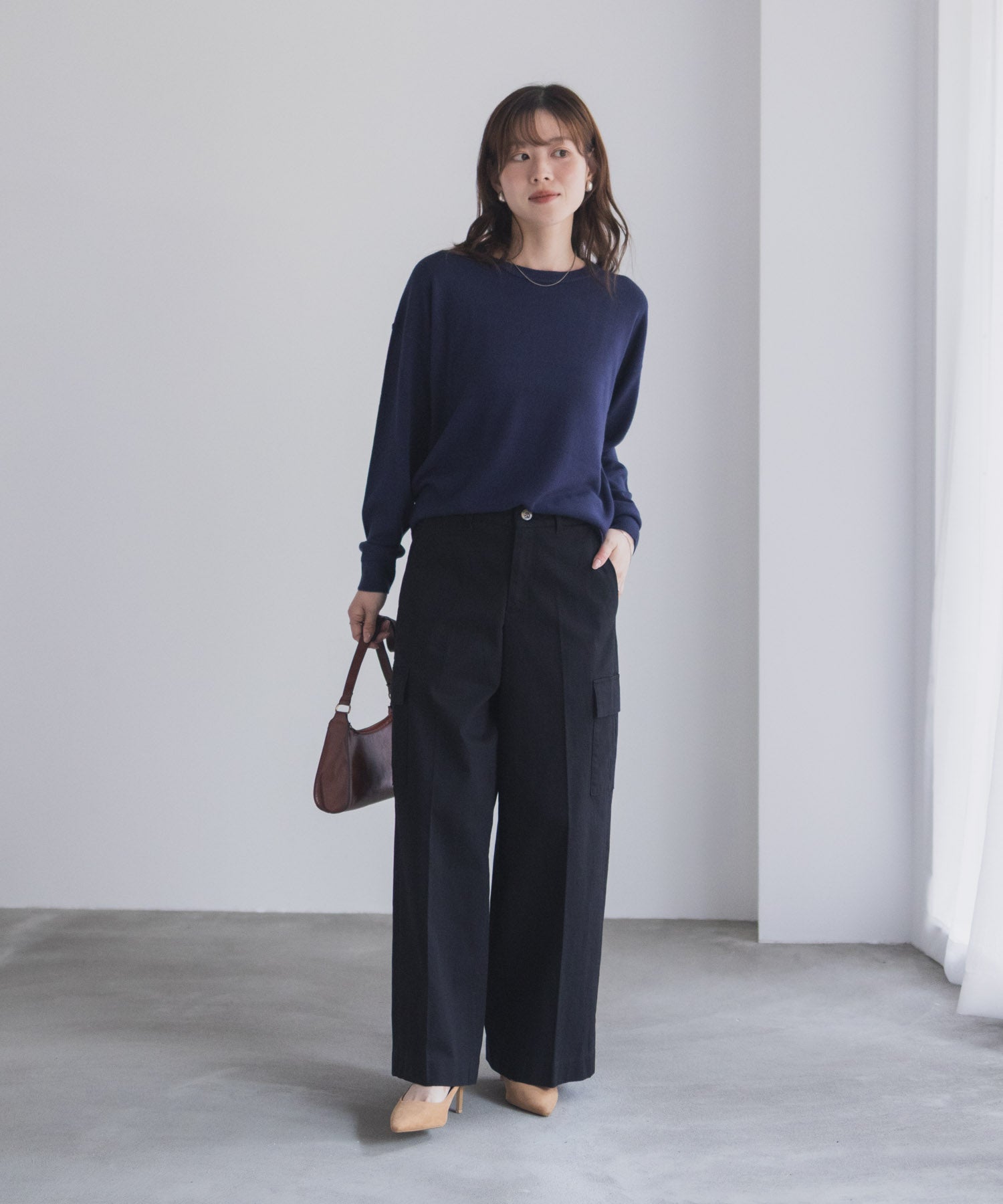 マックハウス Mac-House nAvy カーゴチノパンツ （カーキ） カーキ