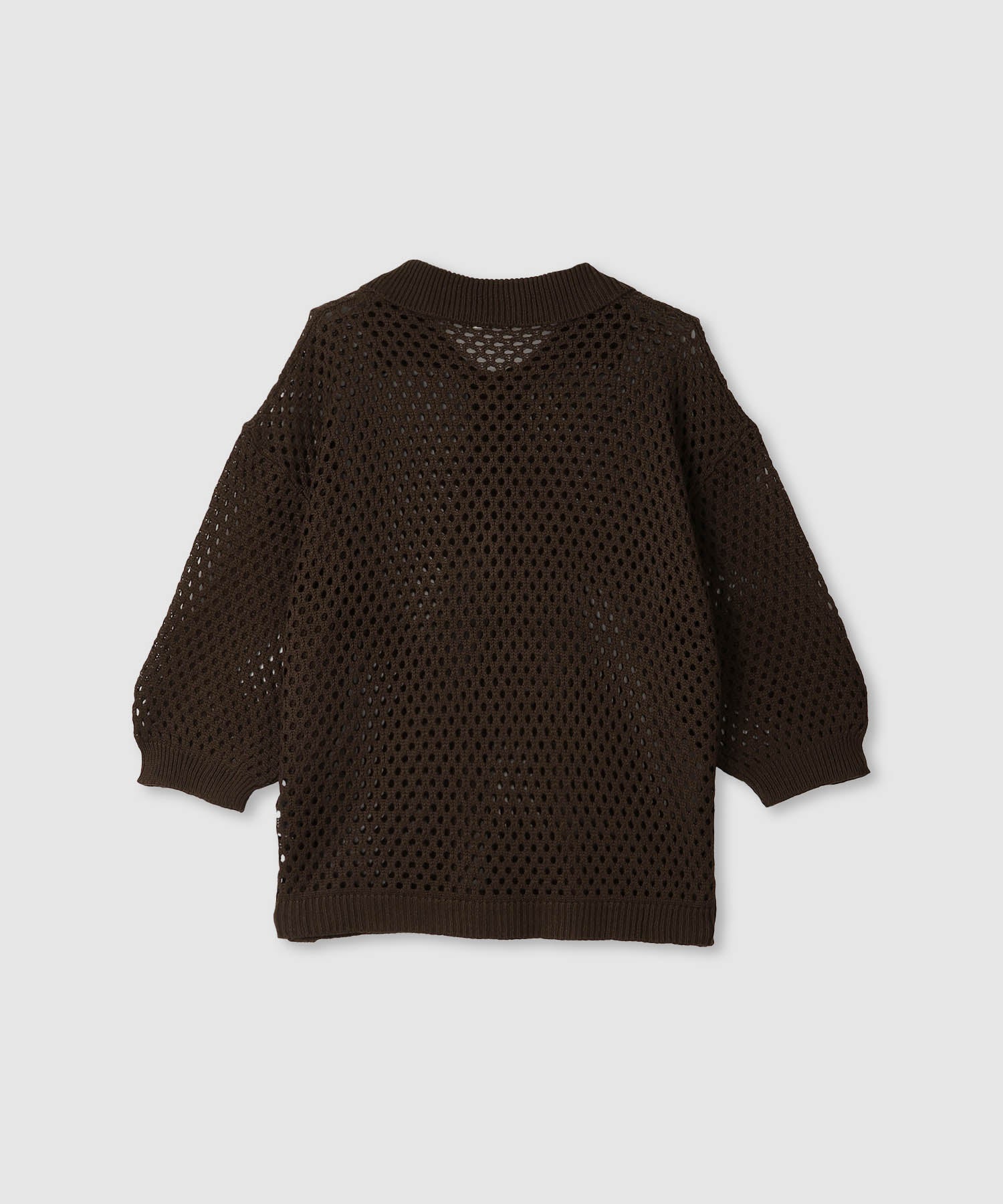 マックハウス Mac-House メッシュニットポロシャツ （ブラック） ブラック