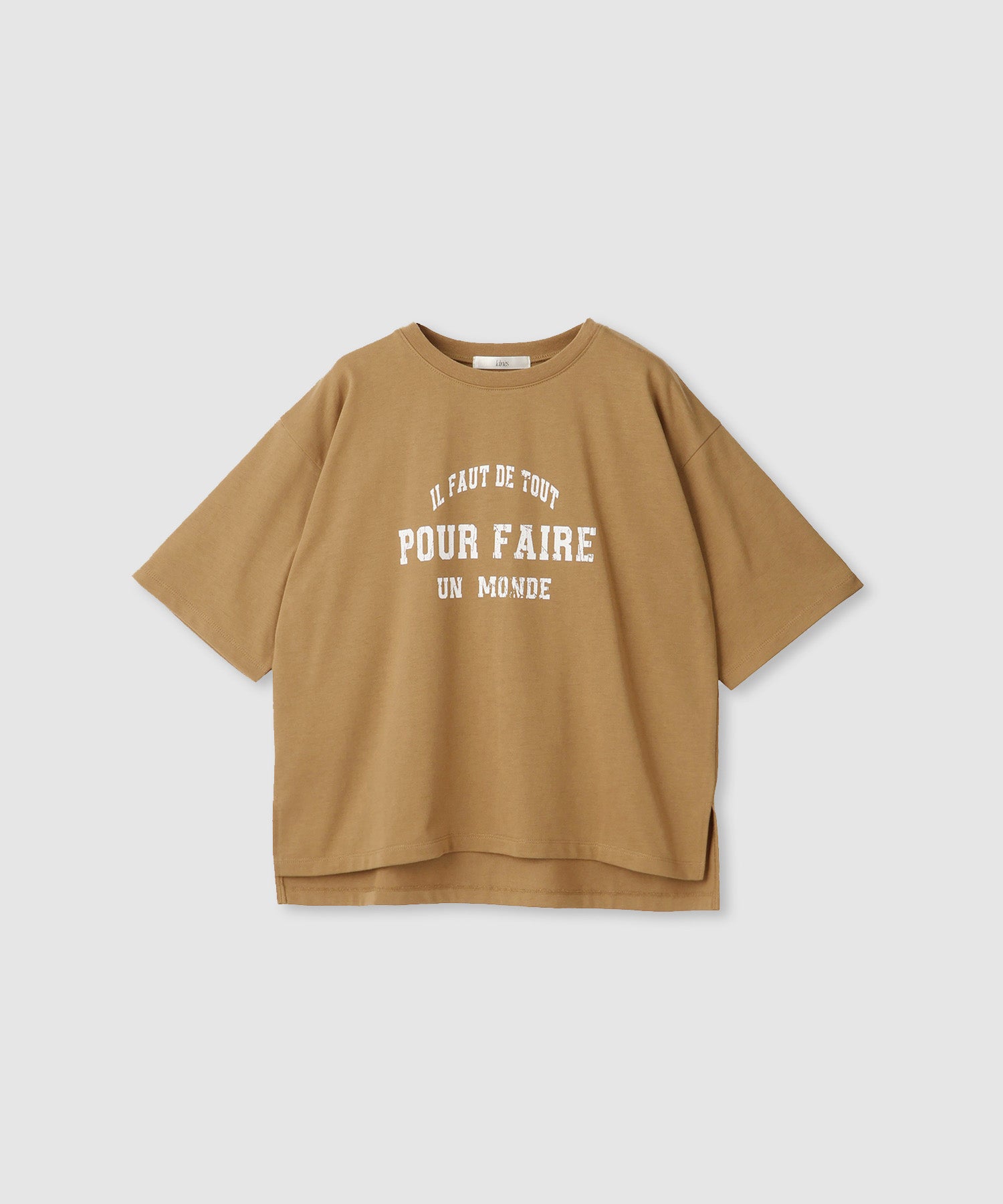 マックハウス Mac-House ロゴプリントTシャツ （キャメル） キャメル