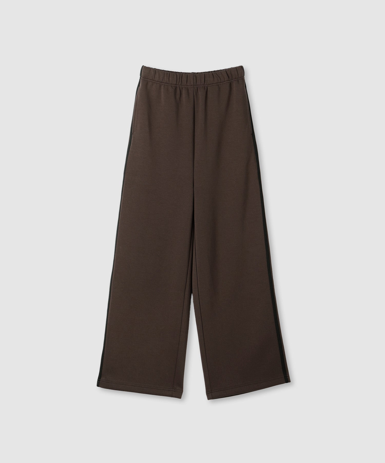 マックハウス Mac-House エアリエポンチ素材ラインパンツ （ブラック） ブラック