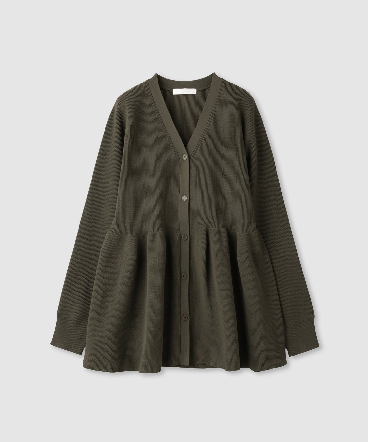 マックハウス Mac-House ソフトレッチペプラムカーディガン （レッド） レッド