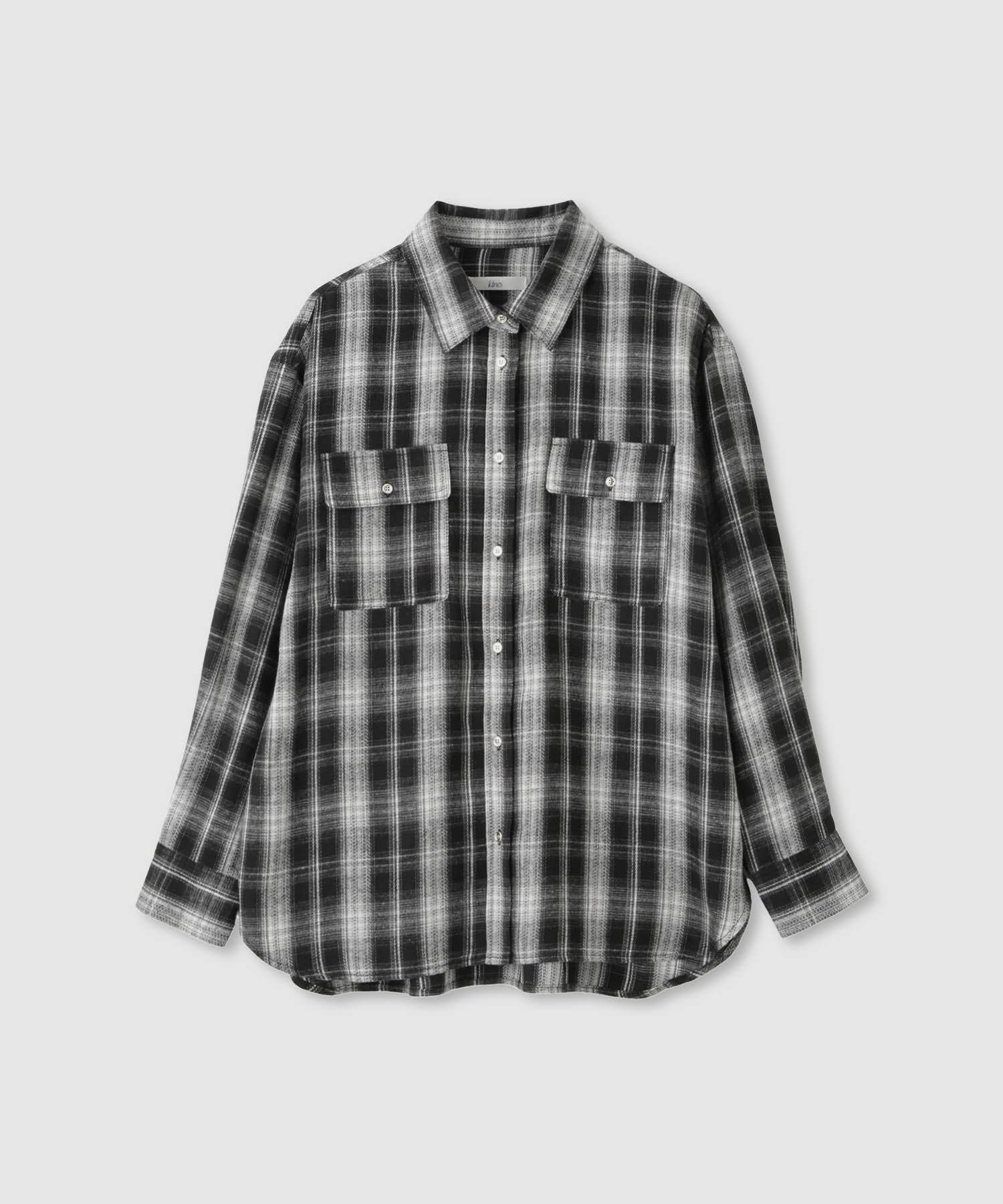 マックハウス Mac-House チェックネルレギュラーカラーシャツ （ブラウン） ブラウン