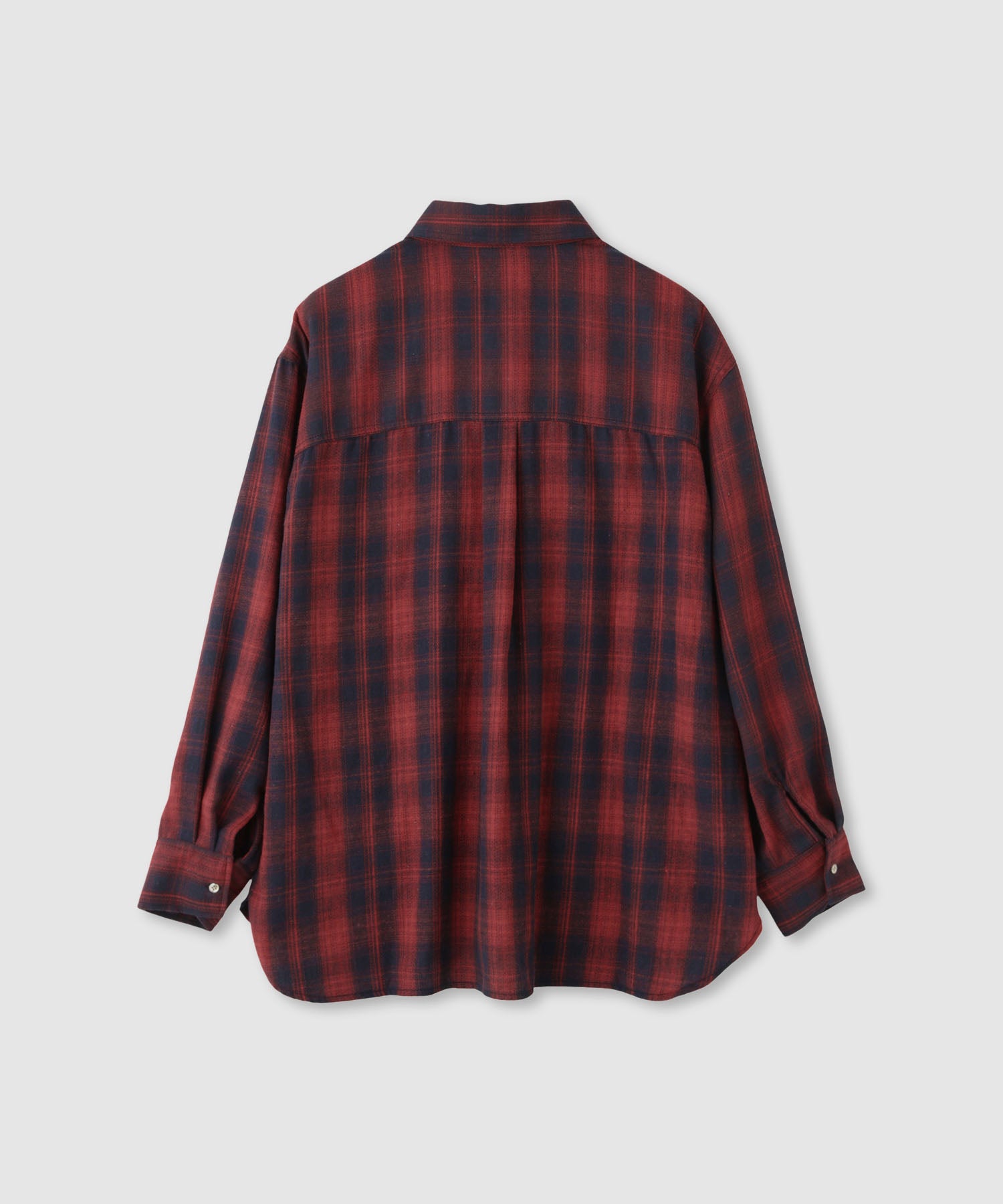 マックハウス Mac-House チェックネルレギュラーカラーシャツ （ブラウン） ブラウン