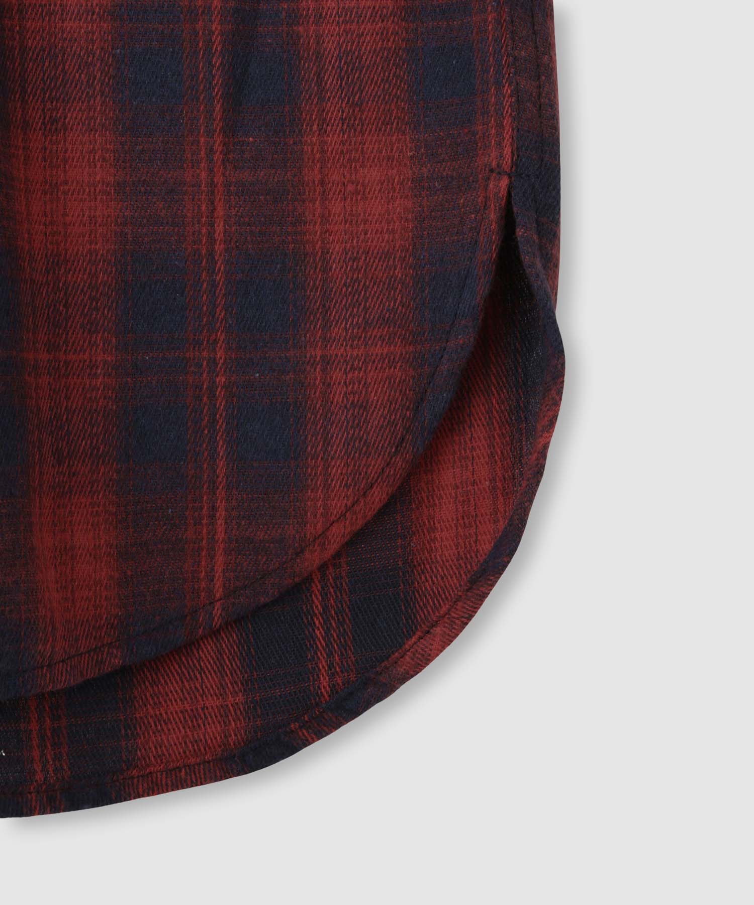 マックハウス Mac-House チェックネルレギュラーカラーシャツ （ブラウン） ブラウン