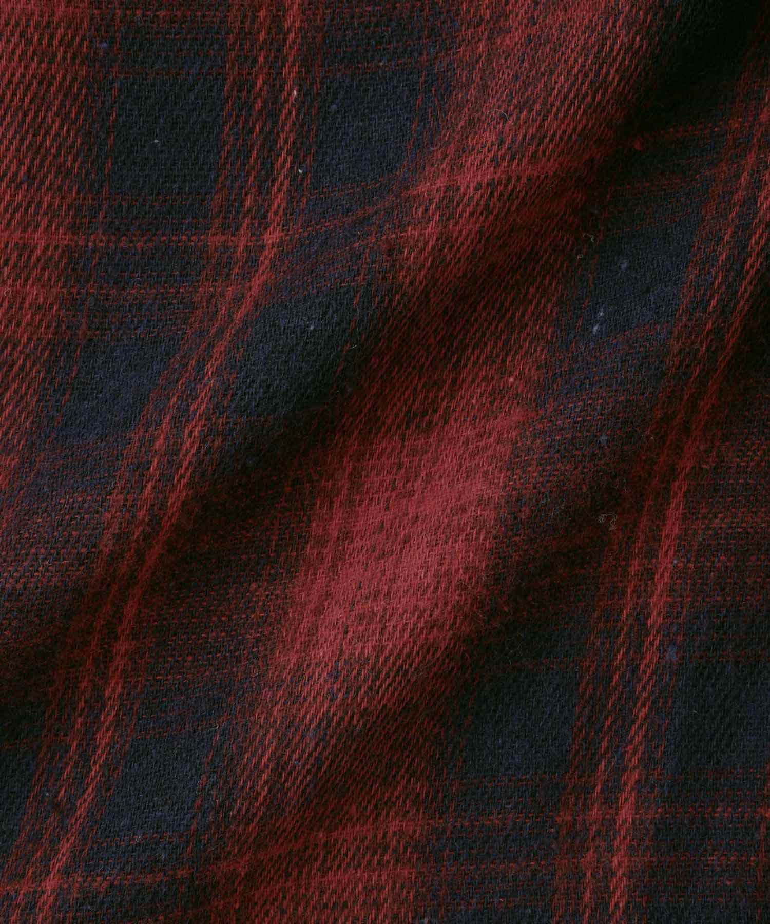 マックハウス Mac-House チェックネルレギュラーカラーシャツ （ブラウン） ブラウン