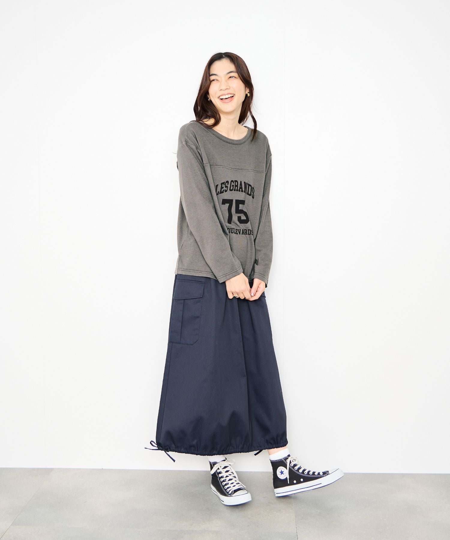 マックハウス Mac-House 2WAYフットボールロゴTシャツ （ボルドー） ボルドー