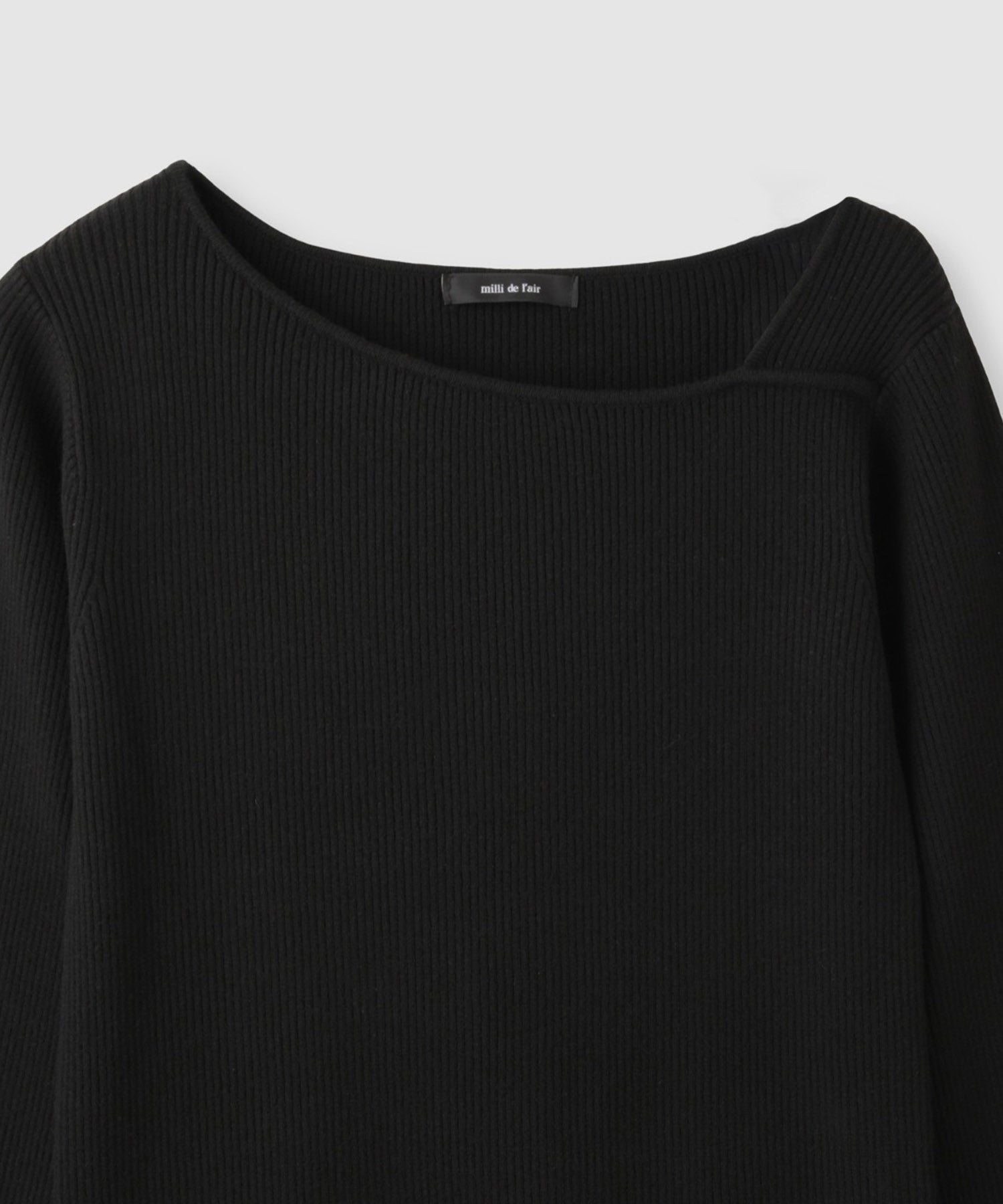 マックハウス Mac-House コンフィーズ アシメニット （アイボリー） アイボリー