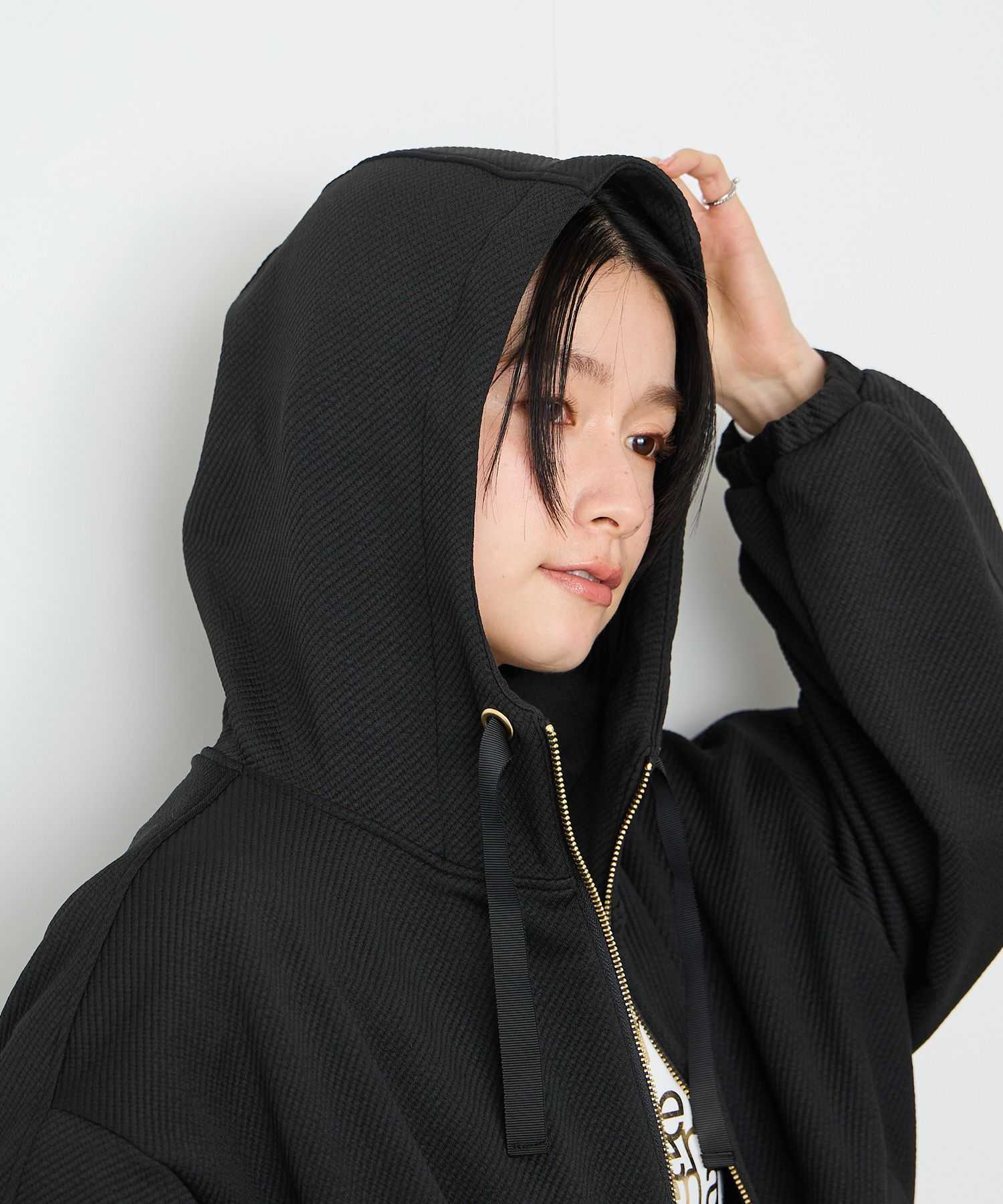 マックハウス Mac-House カルゼフードブルゾン （オフホワイト） オフホワイト