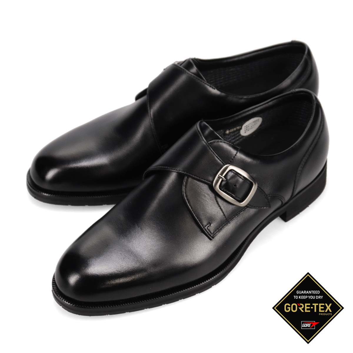 Madras Walk 【GORE-TEX】 Plain Toe Single Monk Business Shoes MW7823