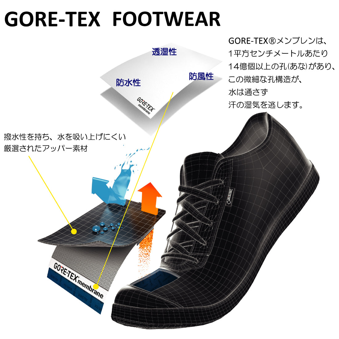 [GORE-TEX] Madras Walk Gore-Tex Footwear Square Toe Two Seam MW5901