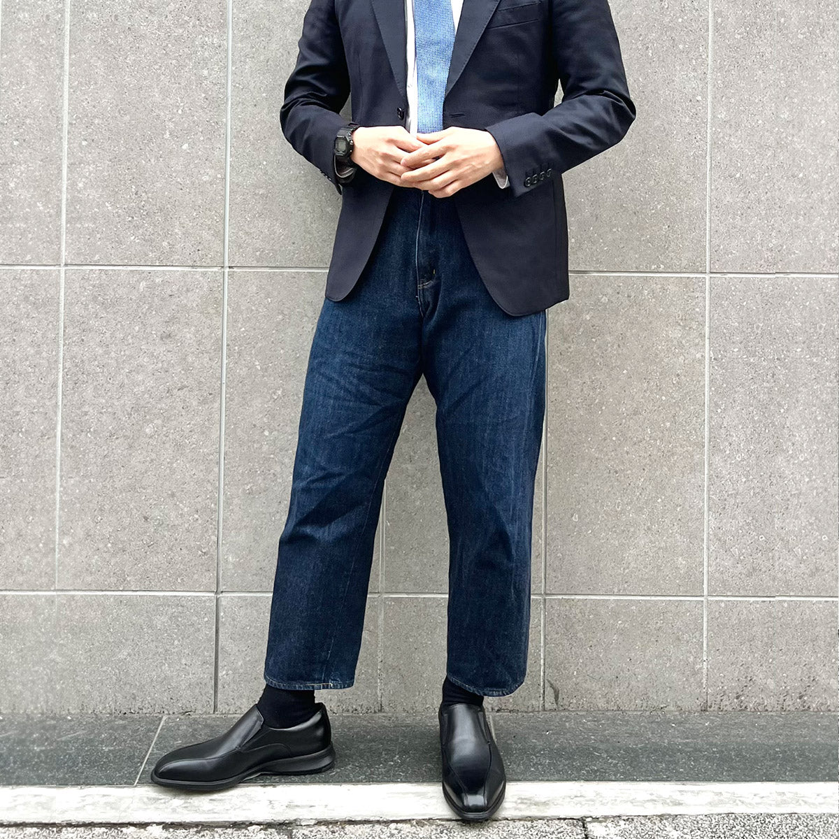 Madras Walk 【GORE-TEX】 Formal yet Active. Equipped with GORE-TEX fabrics, Swirl Mocha Slip-on Business Shoes MW7932