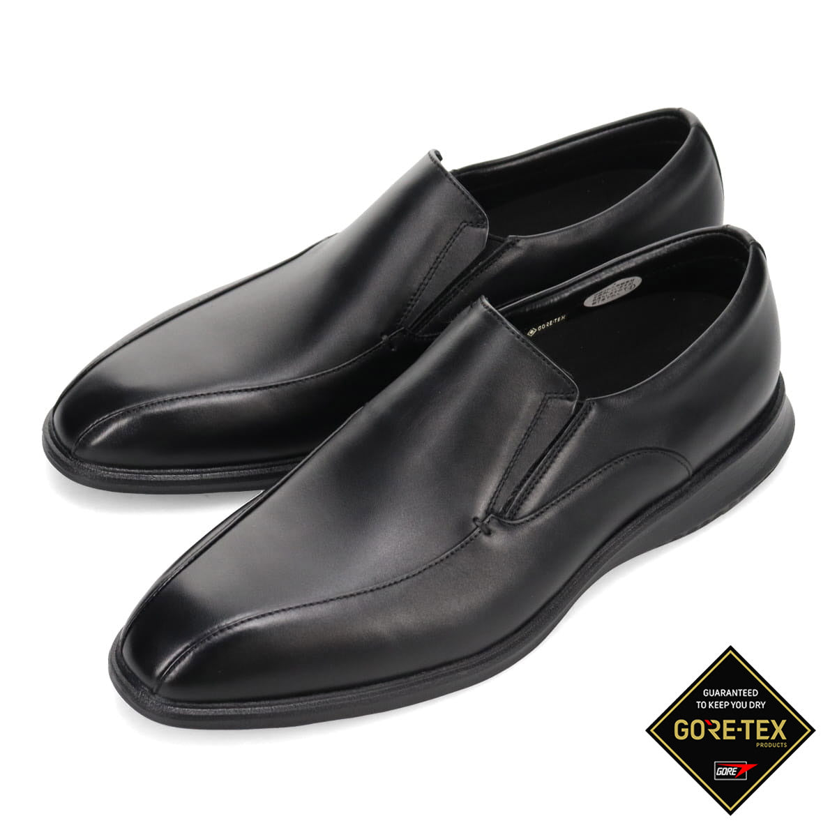 Madras Walk 【GORE-TEX】 Formal yet Active. Equipped with GORE-TEX fabrics, Swirl Mocha Slip-on Business Shoes MW7932