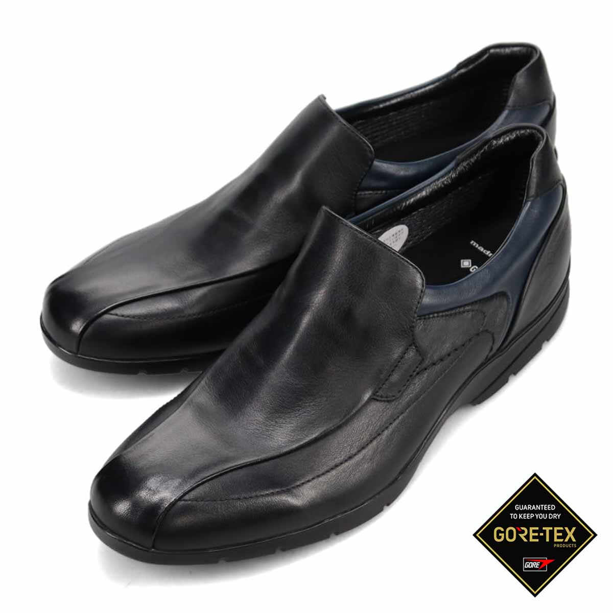 マドラスウォーク madras Walk 【GORE-TEX】全天候快適なスリッポン・カジュアルシューズ MW7605