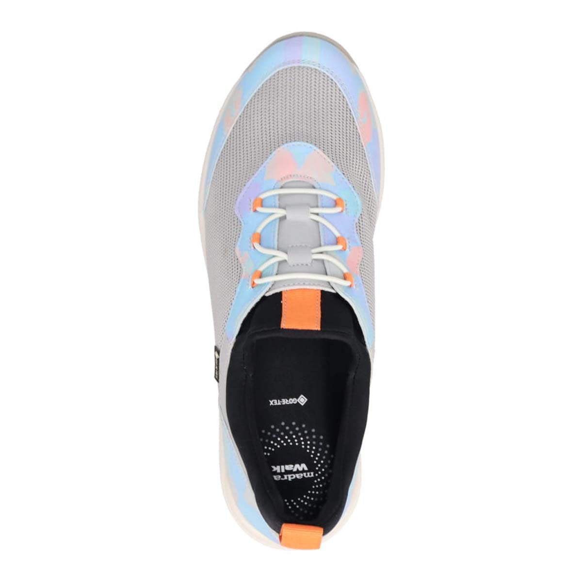 マドラスウォーク madras Walk 【GORE-TEX】 通勤快適トラベルウォーキングにもお勧め！ 疲れない快適軽量マルチプリントスニーカー MWL1004B （グレープリント） グレープリント