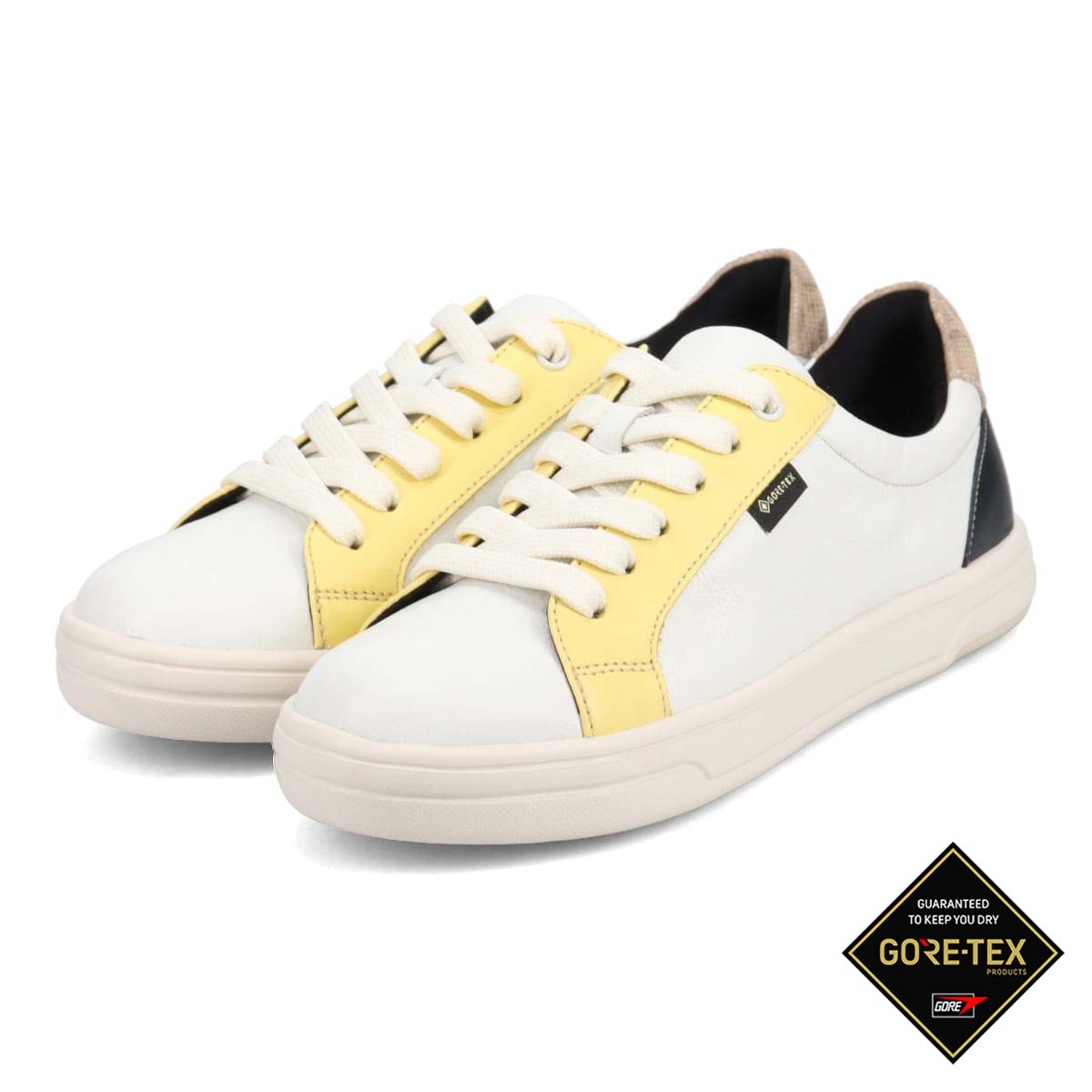マドラスウォーク madras Walk 【GORE-TEX】 マドラスウォーク madras Walk どんな服装にもとにかく合わせ易い♪ カジュアルの定番！コート系スニーカー  MWL9022V （ホワイトコンビ） ホワイトコンビ