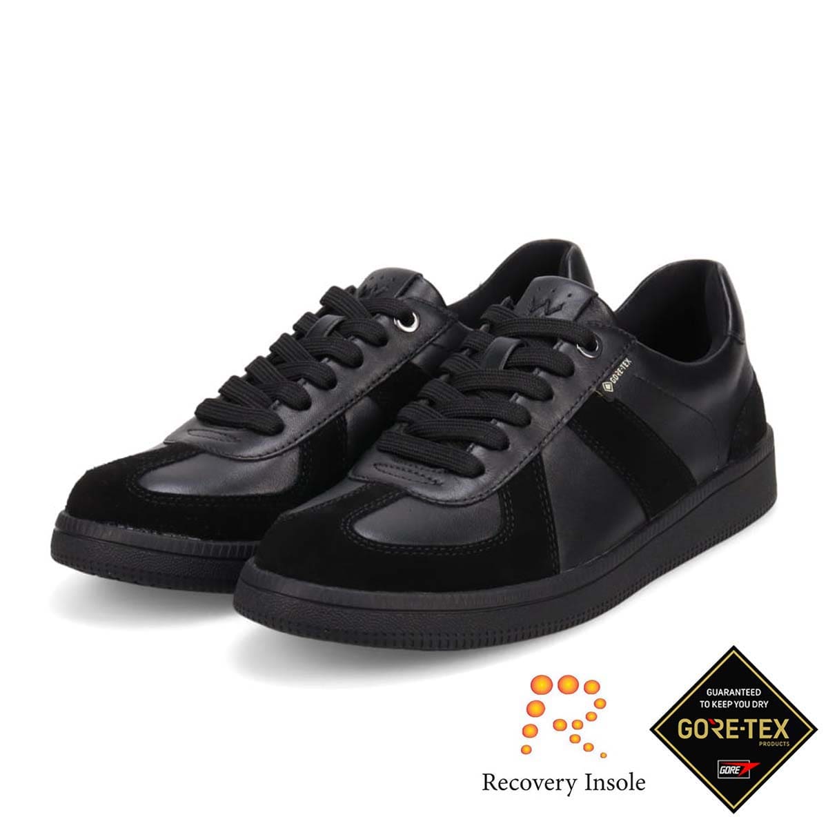 マドラスウォーク madras Walk 【GORE-TEX】「リカバリーインソール」搭載で指圧効果により血行を115％促進。  ジャーマントレーナー MWL4008R （ブラック） ブラック