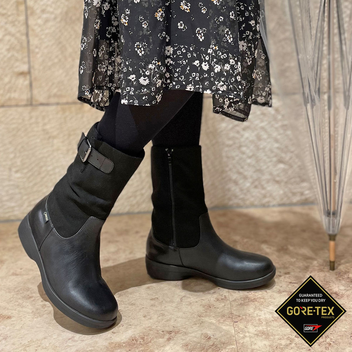 [GORE-TEX] Madras Walk Mid-length boots that are warmer, lighter and easier to wear MWL2207