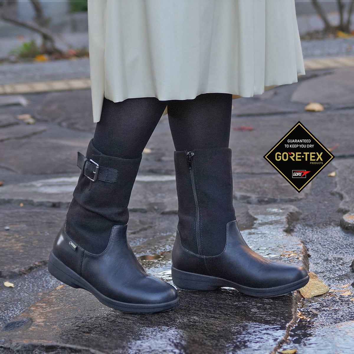 [GORE-TEX] Madras Walk Mid-length boots that are warmer, lighter and easier to wear MWL2207