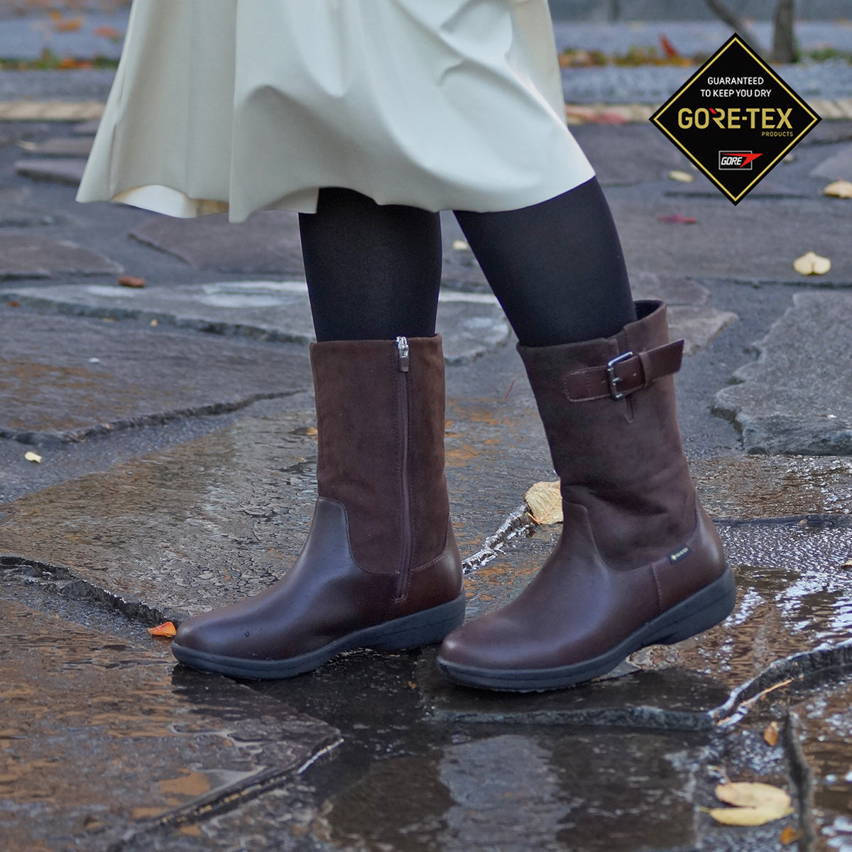 [GORE-TEX] Madras Walk Mid-length boots that are warmer, lighter and easier to wear MWL2207
