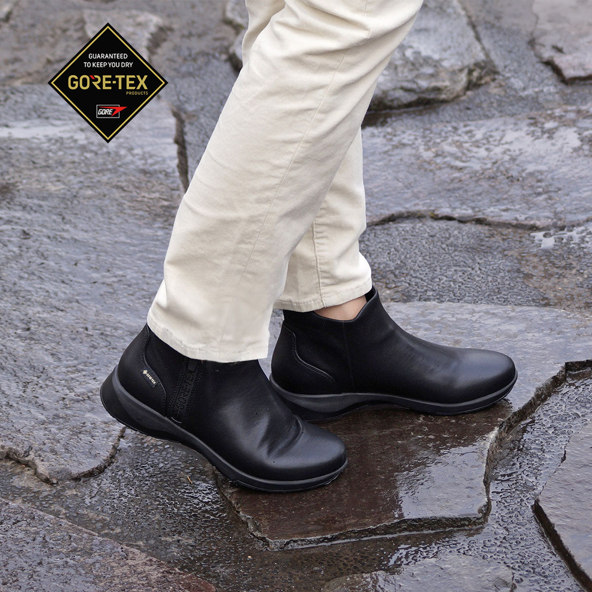 Madras Walk [GORE-TEX] Side zipper is the key design point Gore-Tex casual boots MWL2223