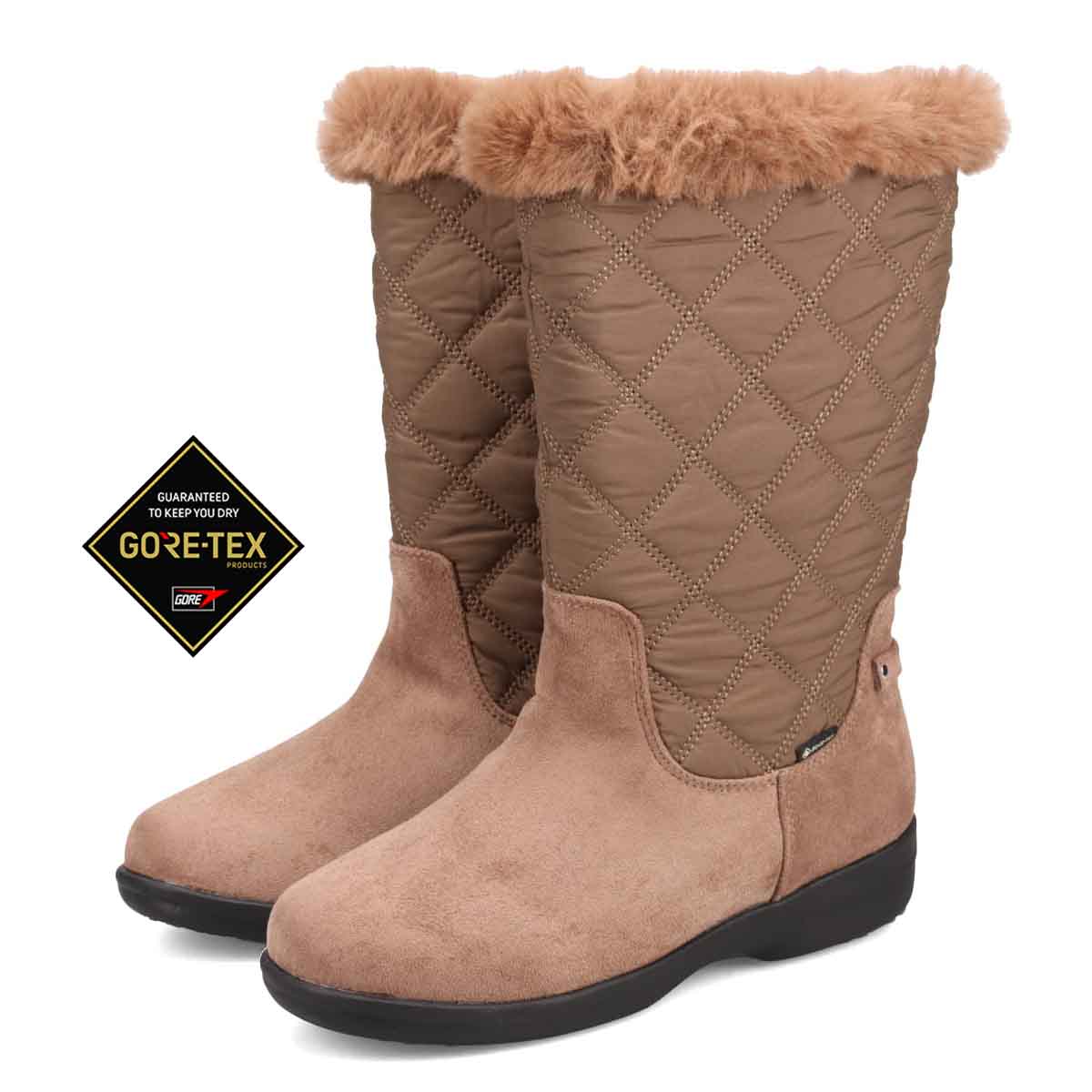 Madras Walk ≪23AW New≫ [GORE-TEX] Quilted half-length fur boots MWL2232