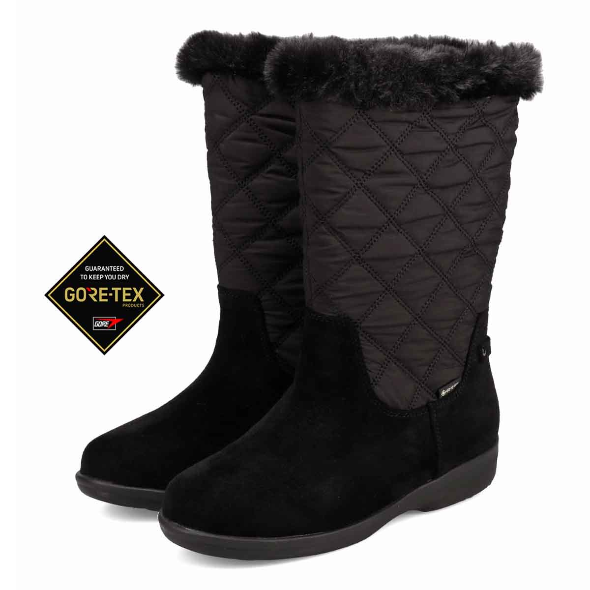Madras Walk ≪23AW New≫ [GORE-TEX] Quilted half-length fur boots MWL2232
