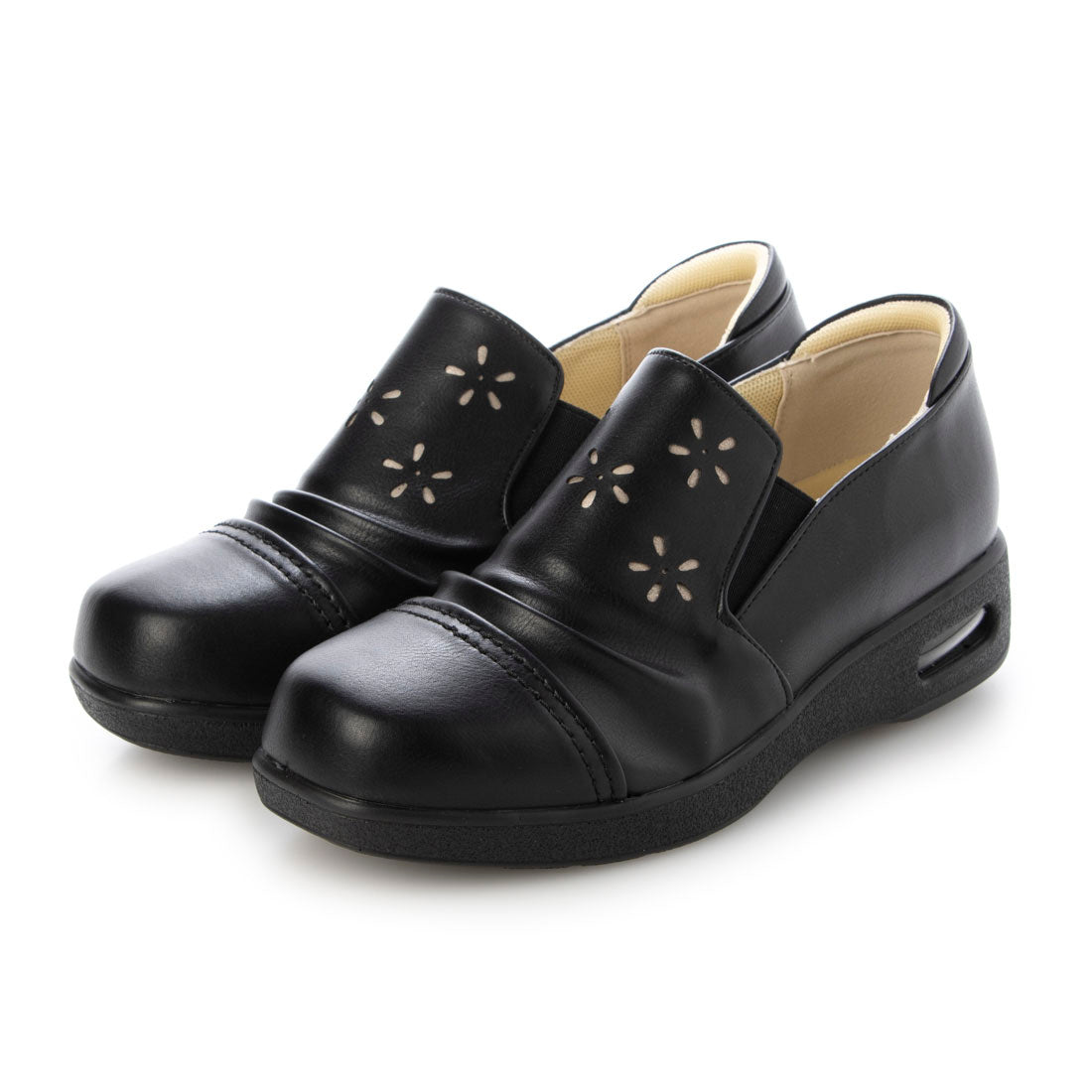 Marika MARIKA 5E Shirring Cutwork Shoes