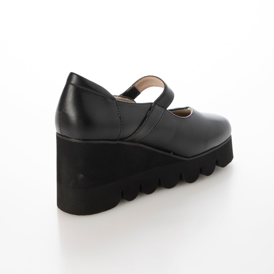 Marika MARIKA 4E Multi-Material Use High-Top Belted Beautiful Leg Shoes