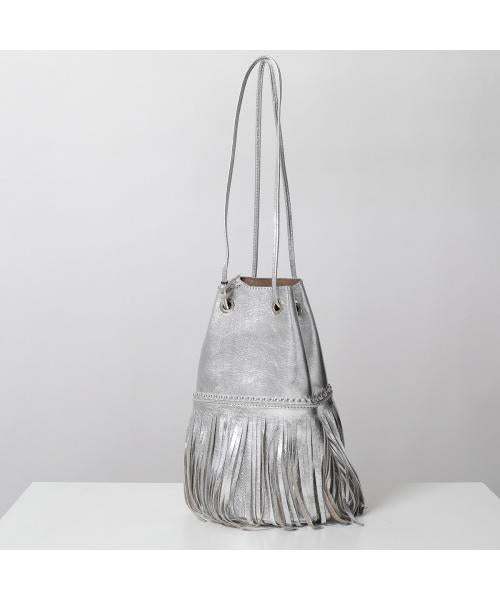 マルコ マージ MARCO MASI MARCO MASI ショルダーバッグ 3013 LAーBAーFR 巾着 フリンジ （SILVER-B01/シルバー） SILVER-B01/シルバー